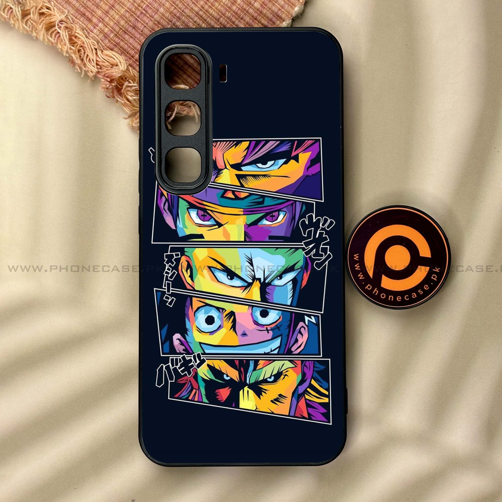 Infinix Hot 60 Pro - Anime 2.0 Series - Premium Metal Printed soft Bumper shock Proof Case