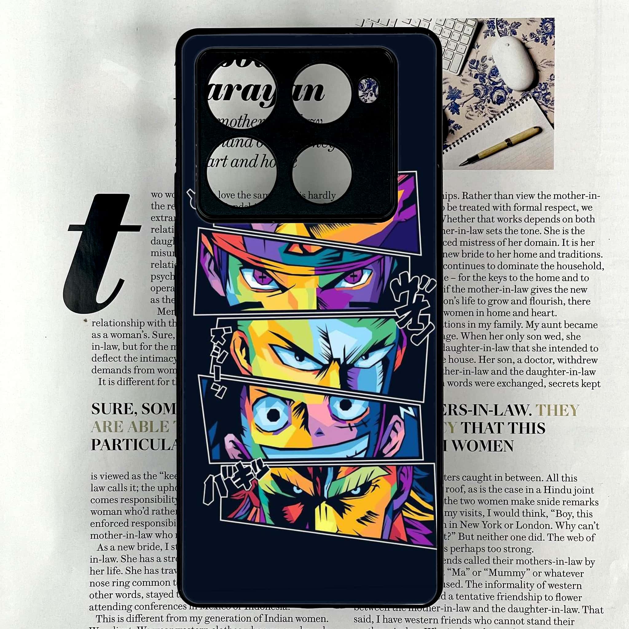 Infinix Note 40 Pro Plus - Anime 2.0 Series - Premium Metal Printed soft Bumper shock Proof Case