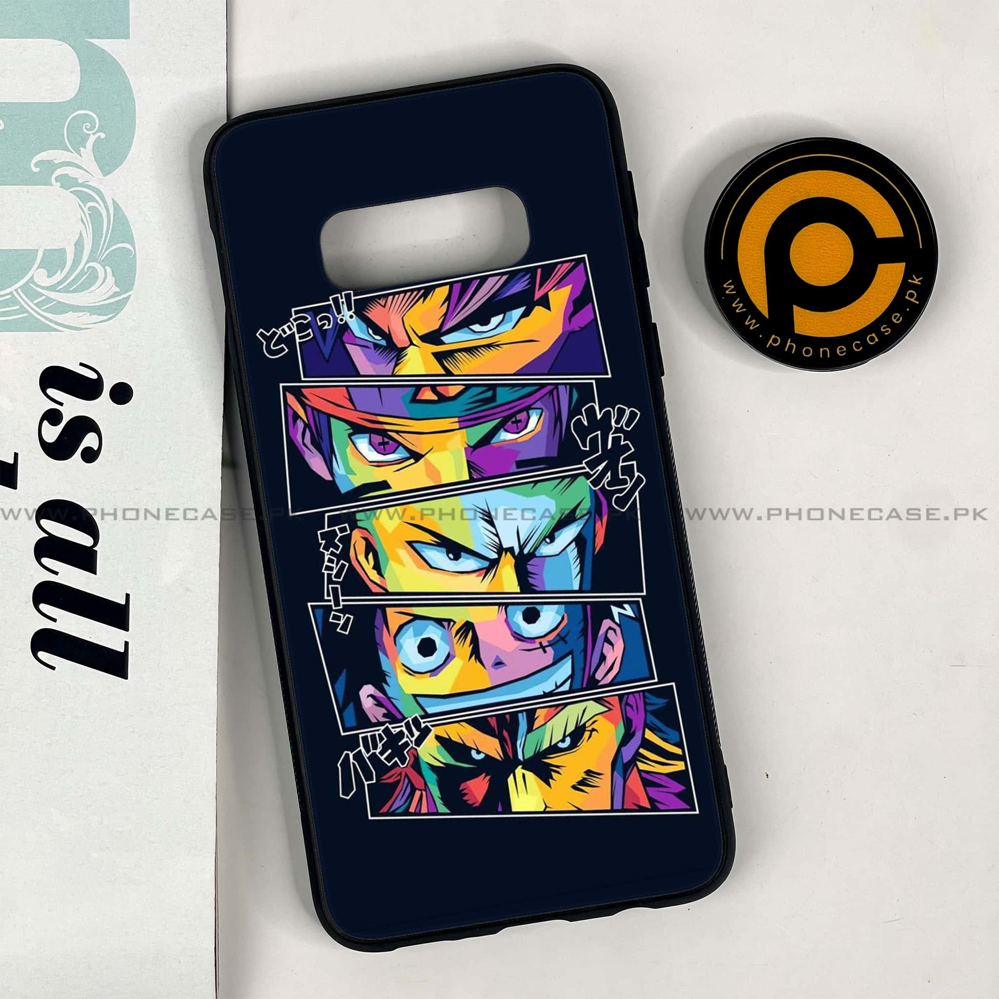 Galaxy S10e - Anime 2.0 Series - Premium Printed Glass soft Bumper shock Proof Case