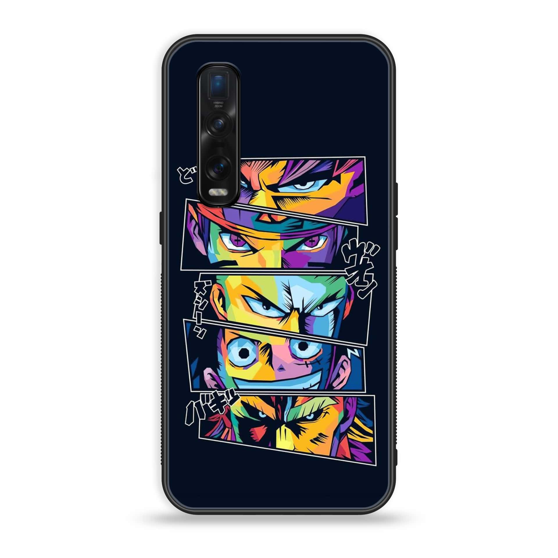 Oppo Find X2 Pro - Anime 2.0 Series - Premium Printed Glass soft Bumper shock Proof Case