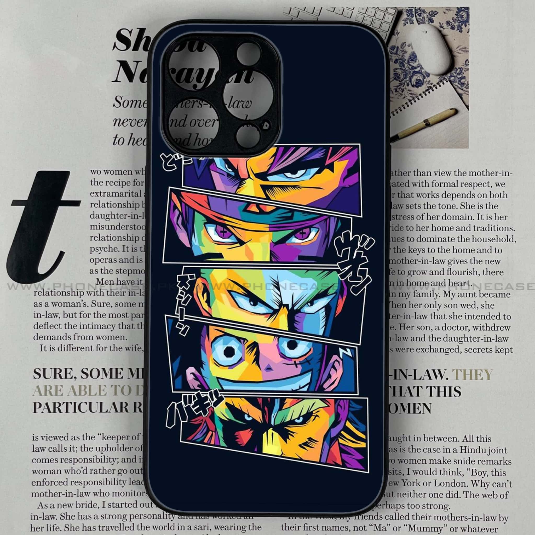 iPhone 14 Pro Max - Anime 2.0 Series - Premium Metal Printed soft Bumper shock Proof Case