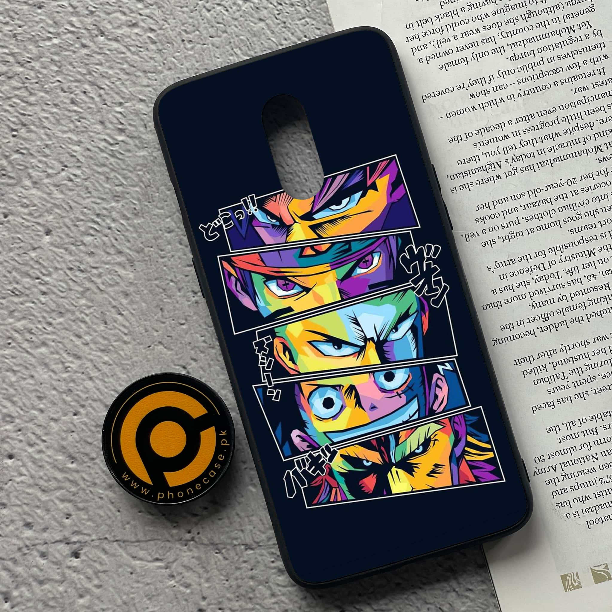 OnePlus 7 - Anime 2.0 Series - Premium Printed Glass soft Bumper shock Proof Case