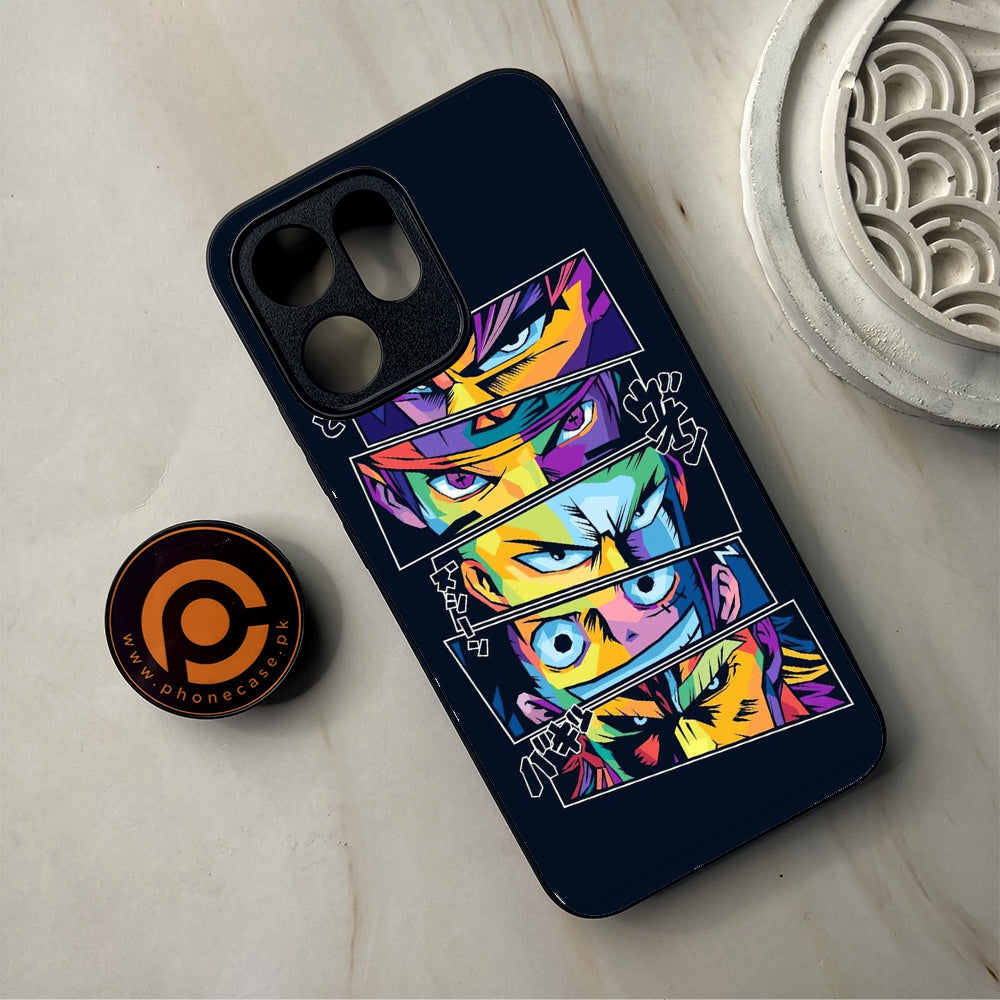 Oppo Reno 14F - Anime 2.0 Series - Premium Metal Printed Soft Bumper Shockproof Case
