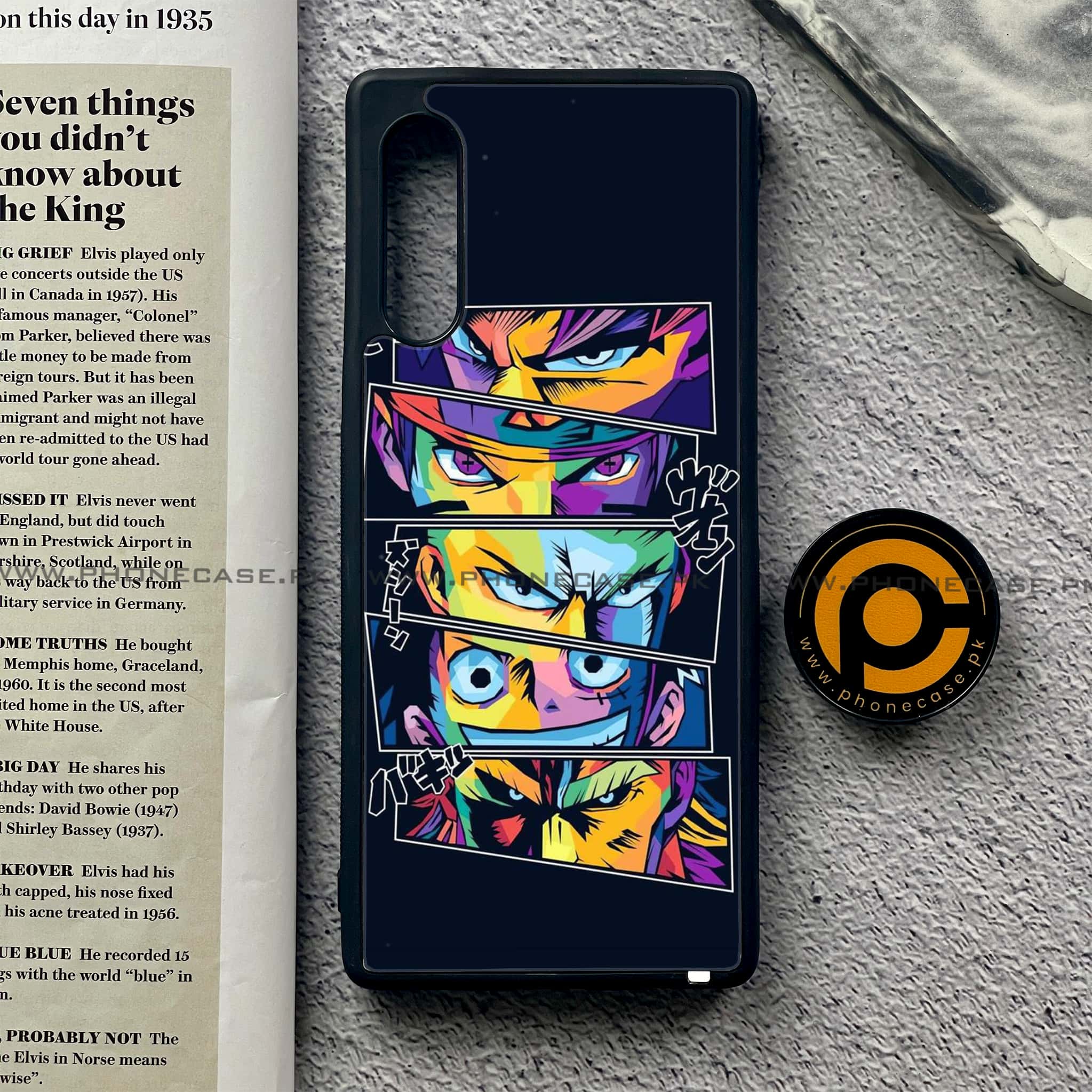 LG Velvet - Anime 2.0 Series - Premium Printed Glass soft Bumper shock Proof Case