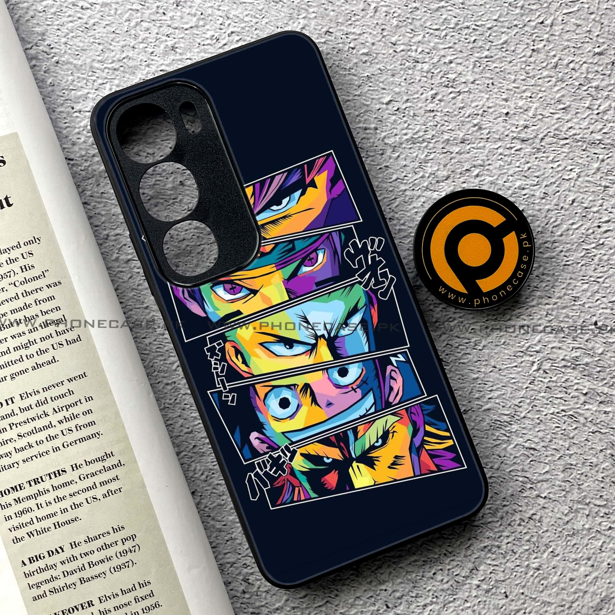 Vivo Y19s Pro - Anime 2.0 Series - Premium Metal Printed soft Bumper shock Proof Case