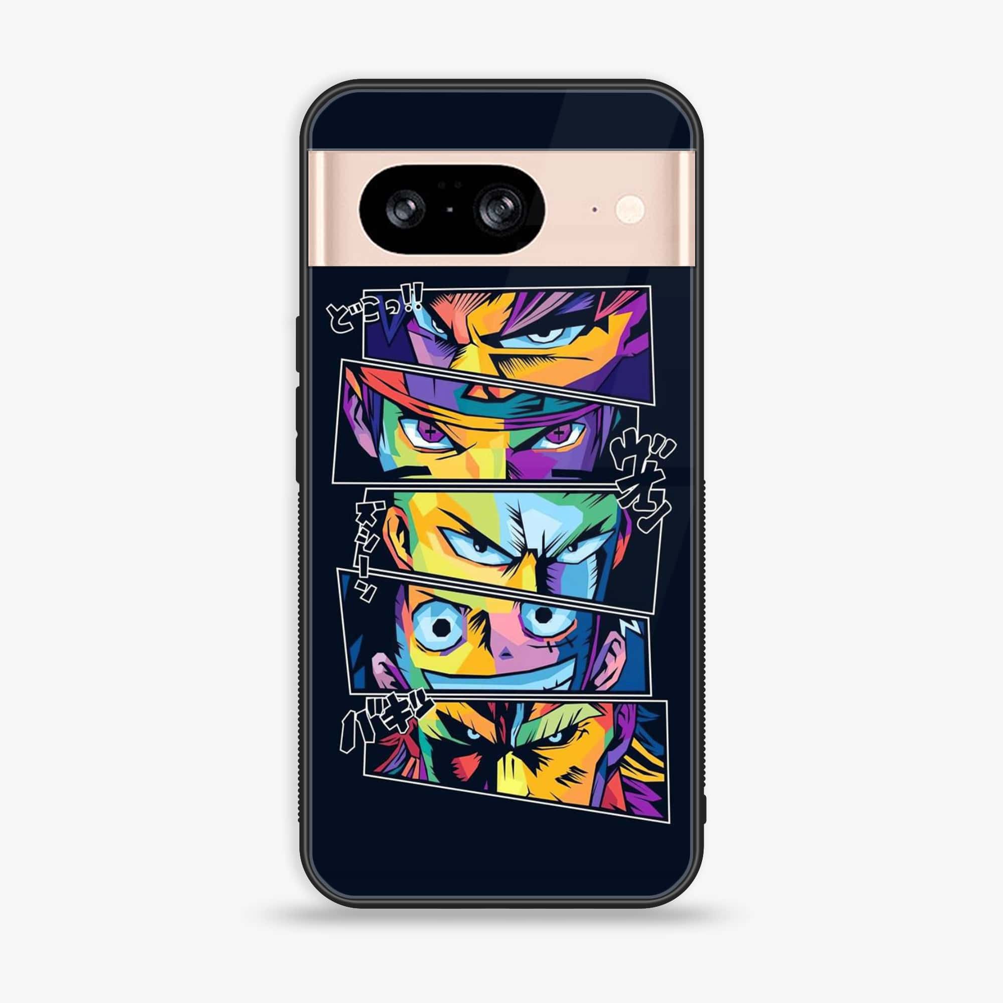 Google Pixel 8 - Anime 2.0 Series - Premium Metal Printed soft Bumper Shock Proof Case