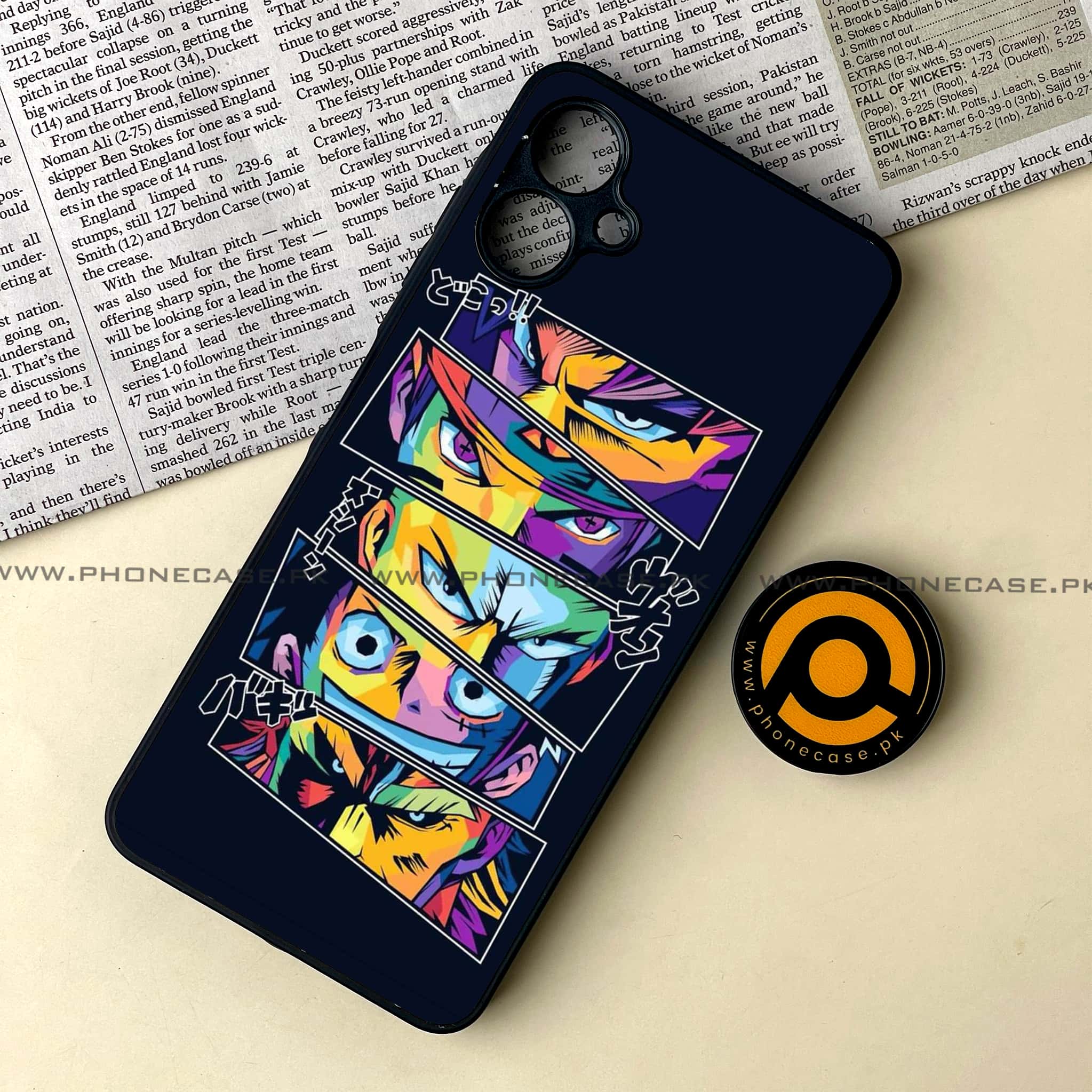 Samsung Galaxy A06  - Anime 2.0 Series - Premium Metal Printed soft Bumper shock Proof Case