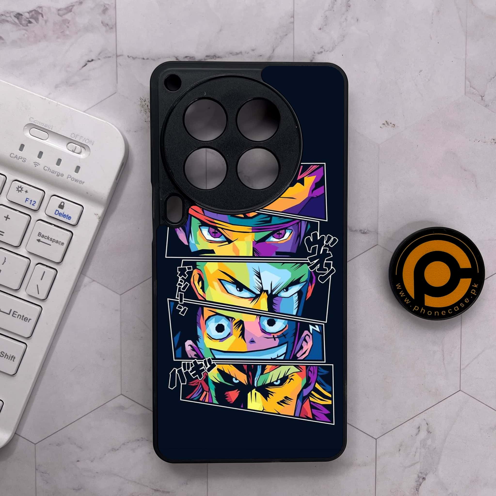 Tecno Camon 30 Premier - Anime 2.0 Series - Premium Metal Printed soft Bumper shock Proof Case
