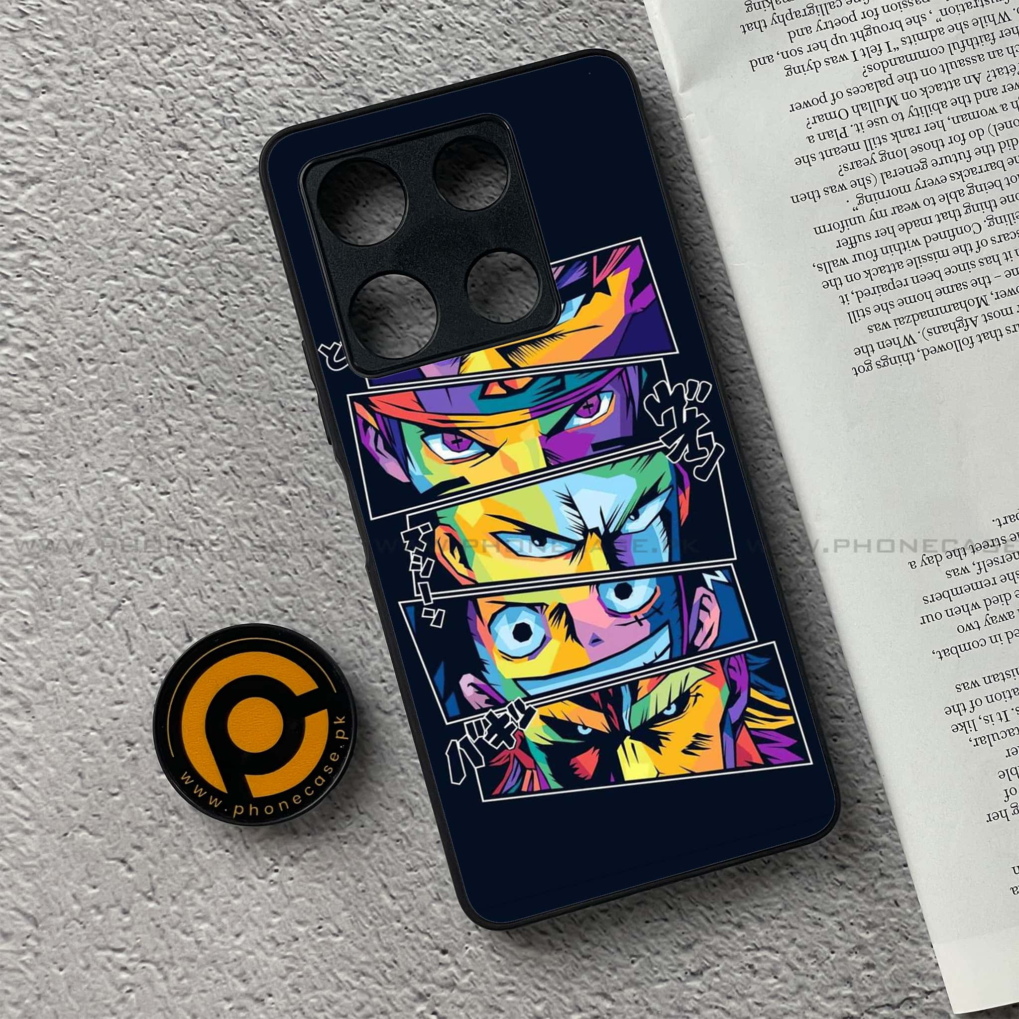 Infinix Note 30 Pro - Anime 2.0 Series - Premium Metal Printed soft Bumper shock Proof Case