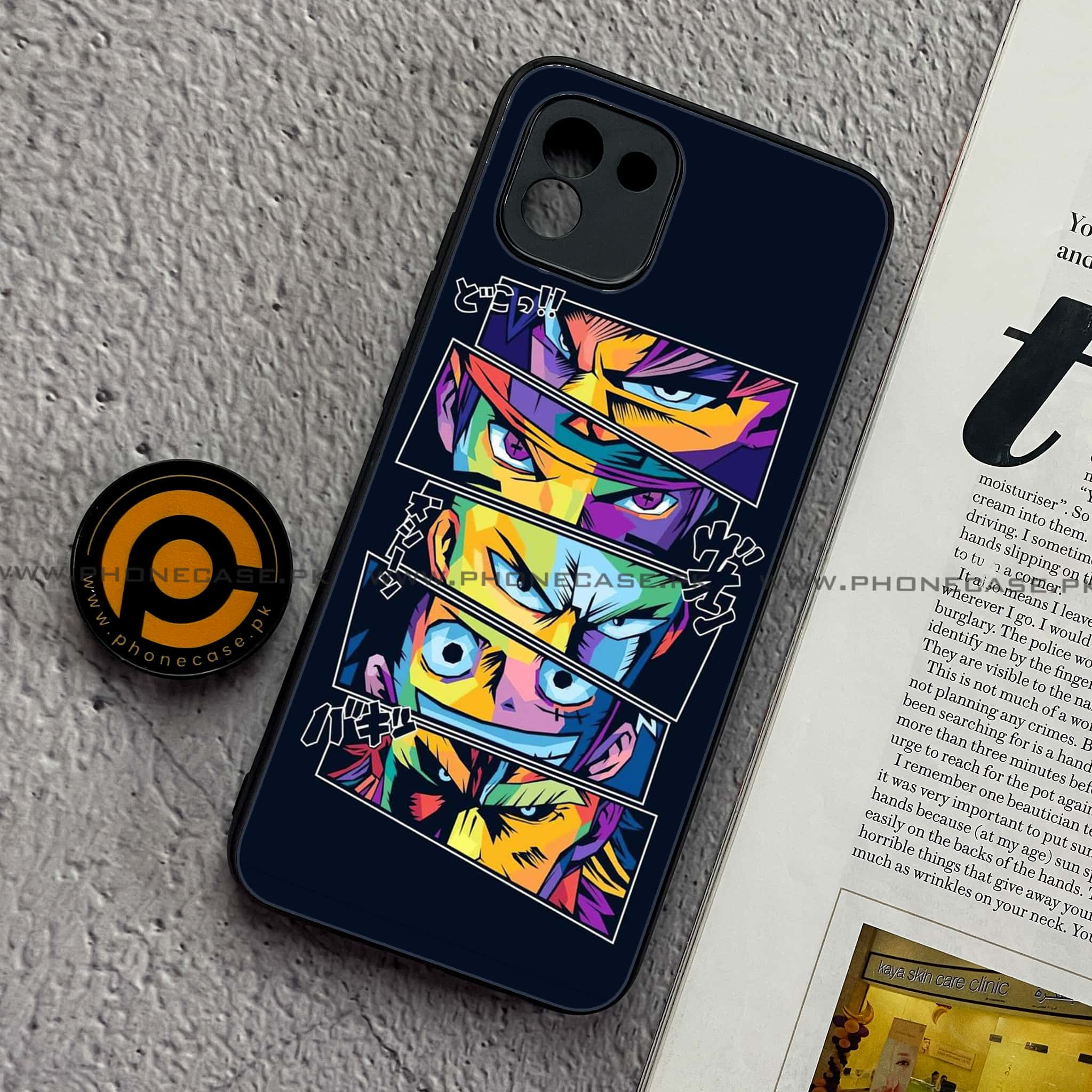 Samsung Galaxy A03 - Anime 2.0 Series - Premium Printed Glass soft Bumper shock Proof Case