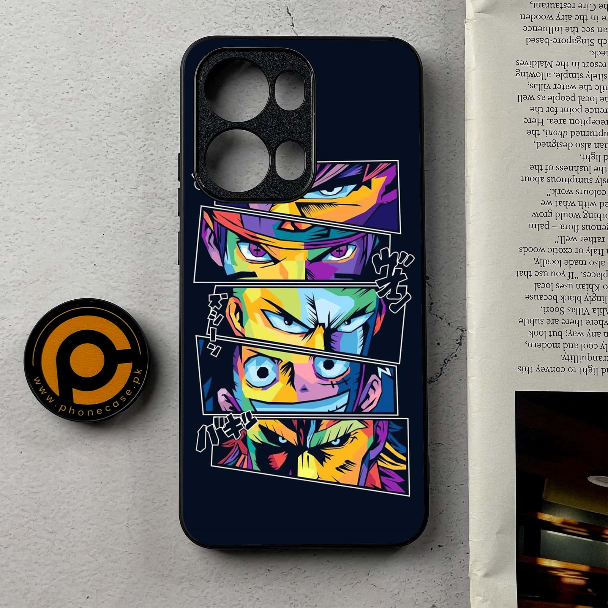 Oppo Reno 13 Pro - Anime 2.0 Series - Premium Metal Printed Soft Bumper Shockproof Case