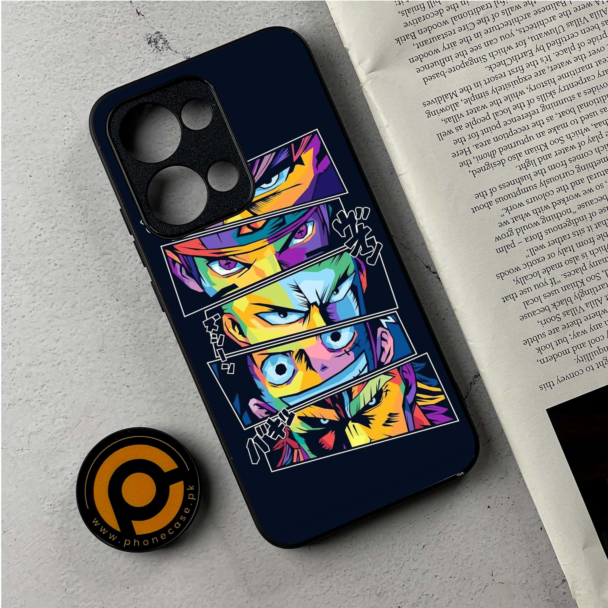 Oppo Reno 13 - Anime 2.0 Series - Premium Metal Printed Soft Bumper Shockproof Case