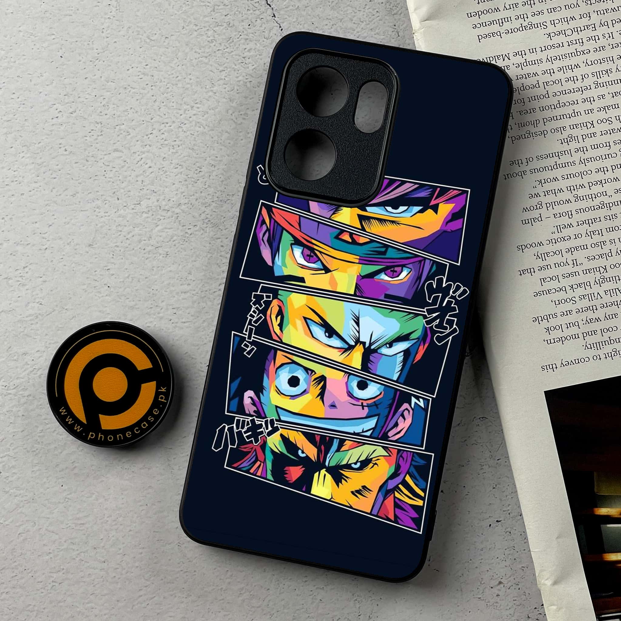 Oppo Reno 13F - Anime 2.0 Series - Premium Metal Printed Soft Bumper Shockproof Case