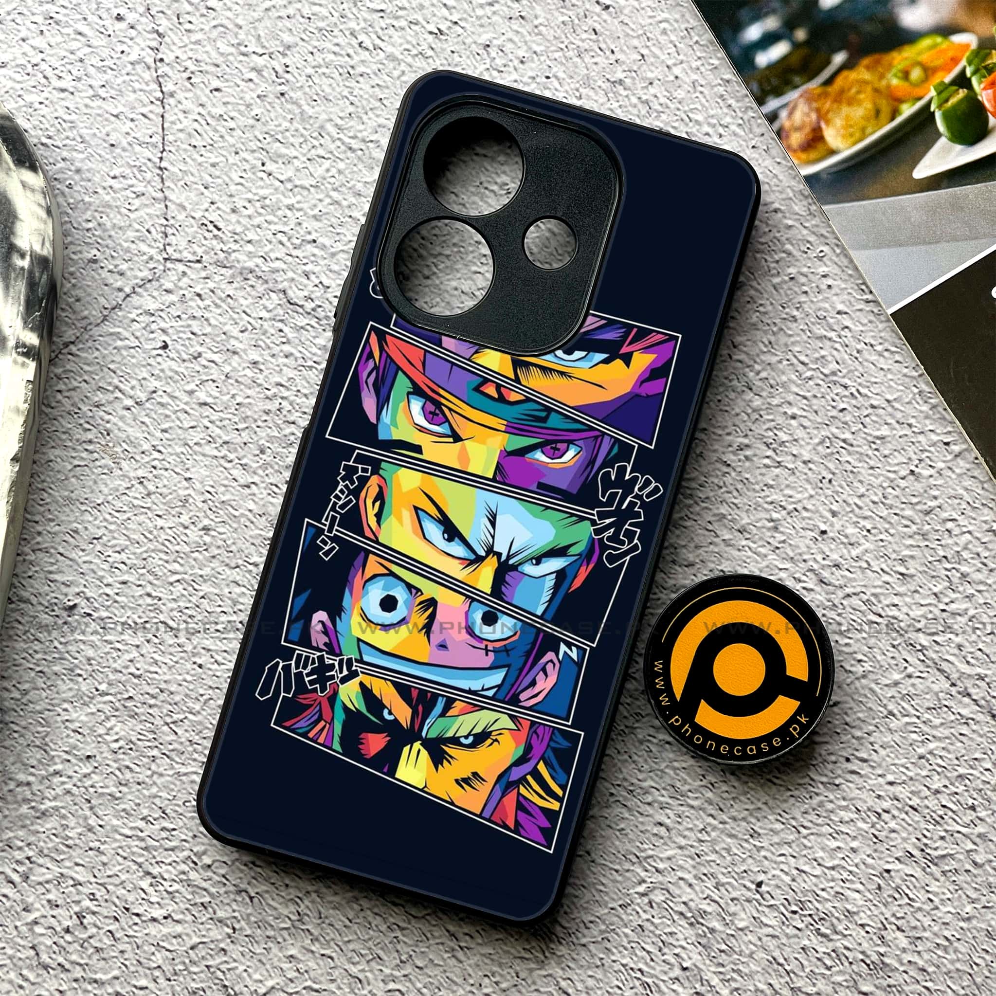 Oppo A5i - Anime 2.0 Series - Premium Metal Printed soft Bumper shock Proof Case
