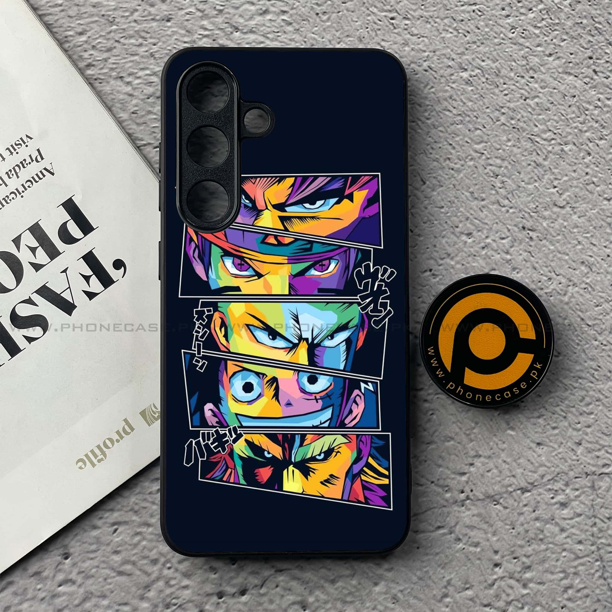 Samsung Galaxy S25 FE - Anime 2.0 Series - Premium Metal Printed soft Bumper shock Proof Case