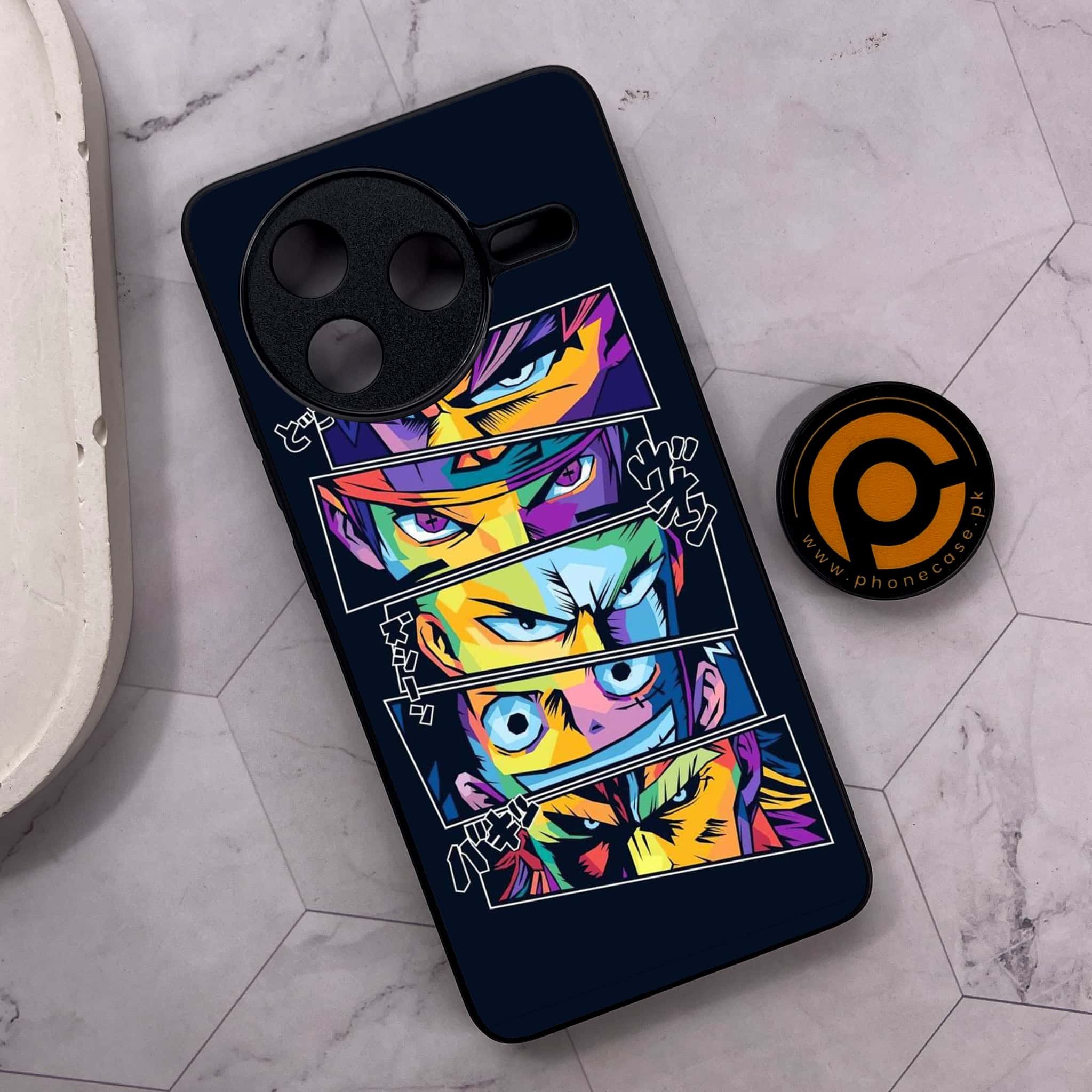 Xiaomi Poco F7 Pro 5G - Anime 2.0 Series - Premium Metal Printed soft Bumper shock Proof Case