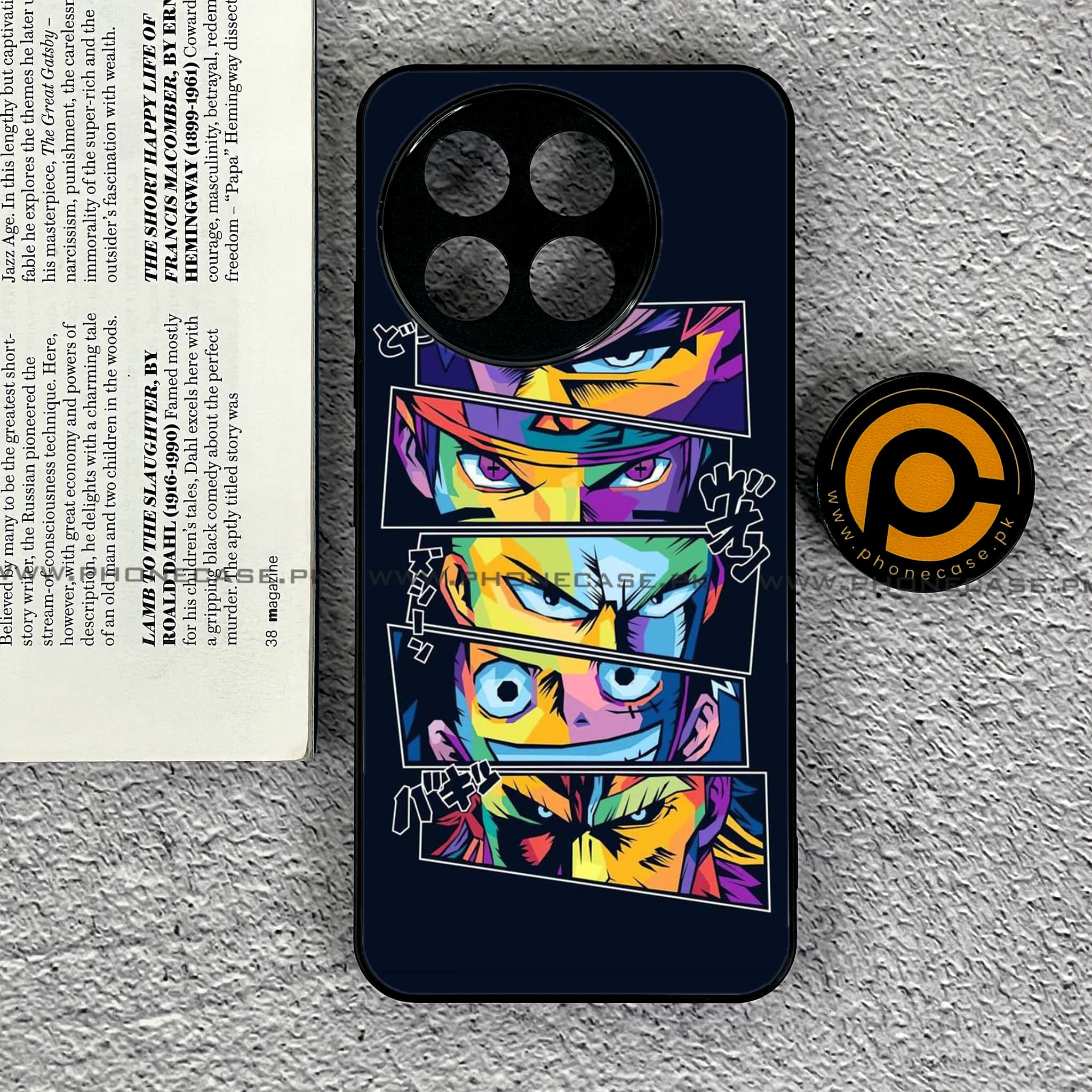 OnePlus 13R - Anime 2.0 Series - Premium Printed Glass soft Bumper shock Proof Case