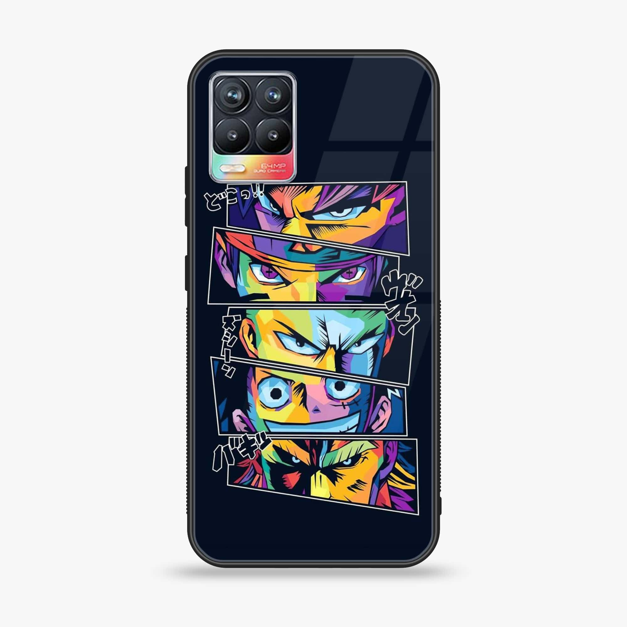 Realme 8 Pro - Anime 2.0 Series - Premium Printed Glass soft Bumper shock Proof Case