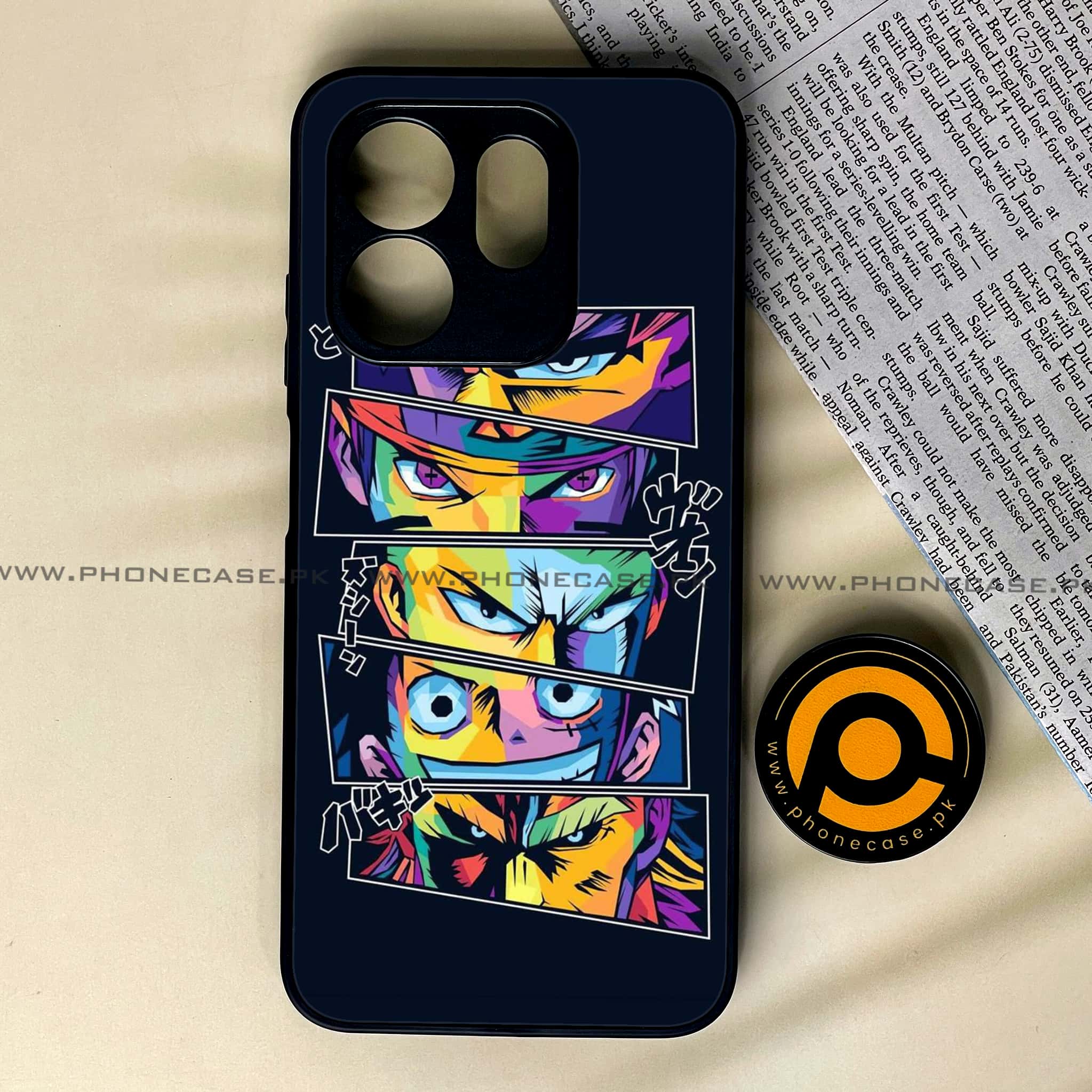 Infinix Smart 9 HD - Anime 2.0 Series - Premium Metal Printed soft Bumper shock Proof Case