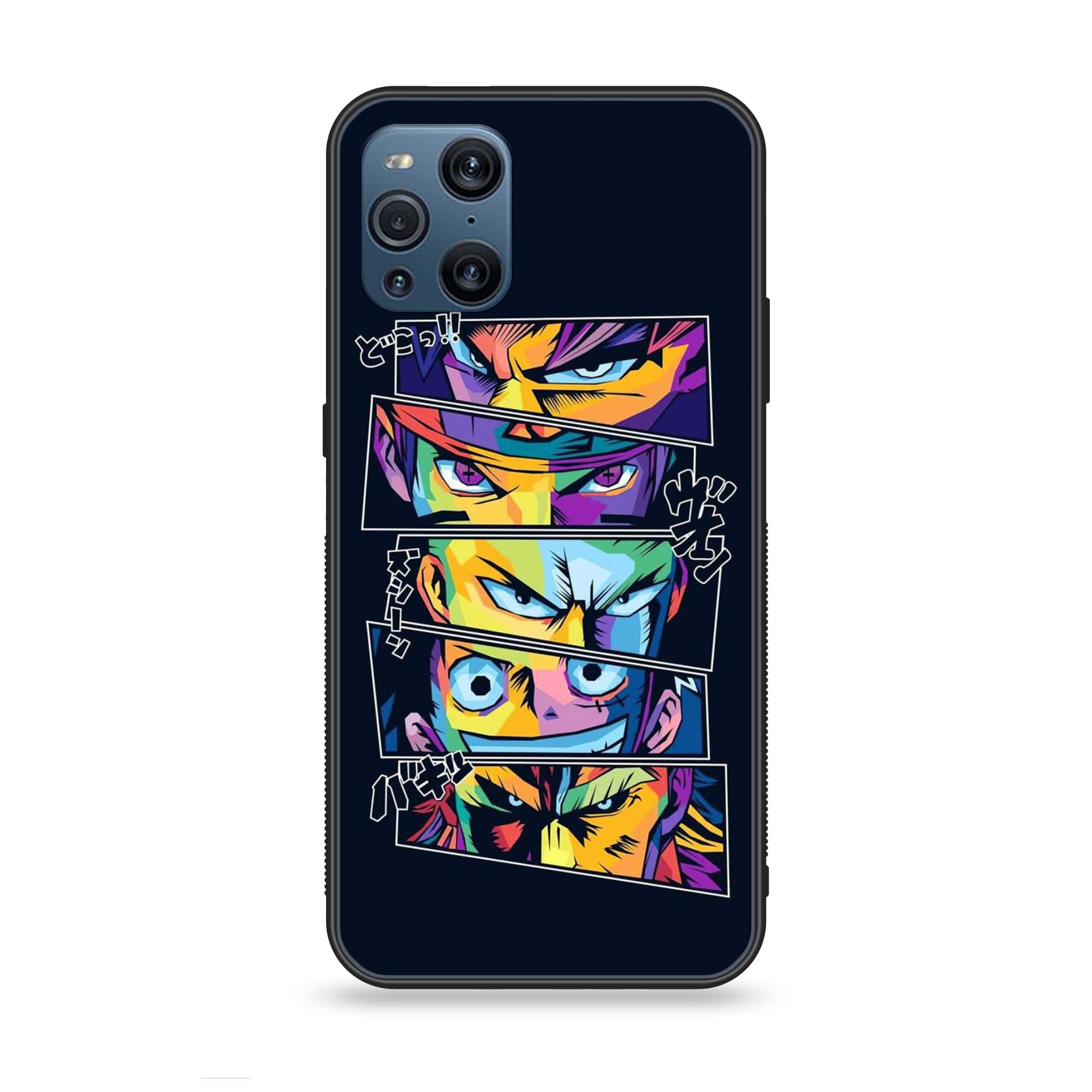 Oppo Find X3 - Anime 2.0 Series Series - Premium Printed Glass soft Bumper shock Proof Case