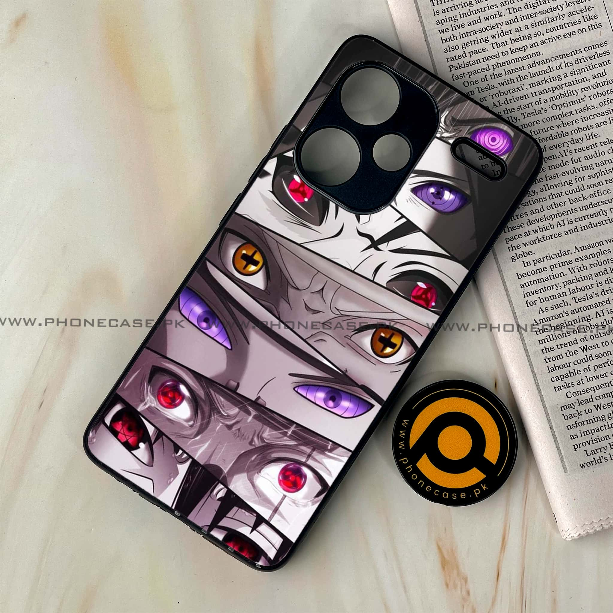 Redmi Note 13 Pro Plus 5G - Anime 2.0 Series - Premium Printed Glass soft Bumper shock Proof Case