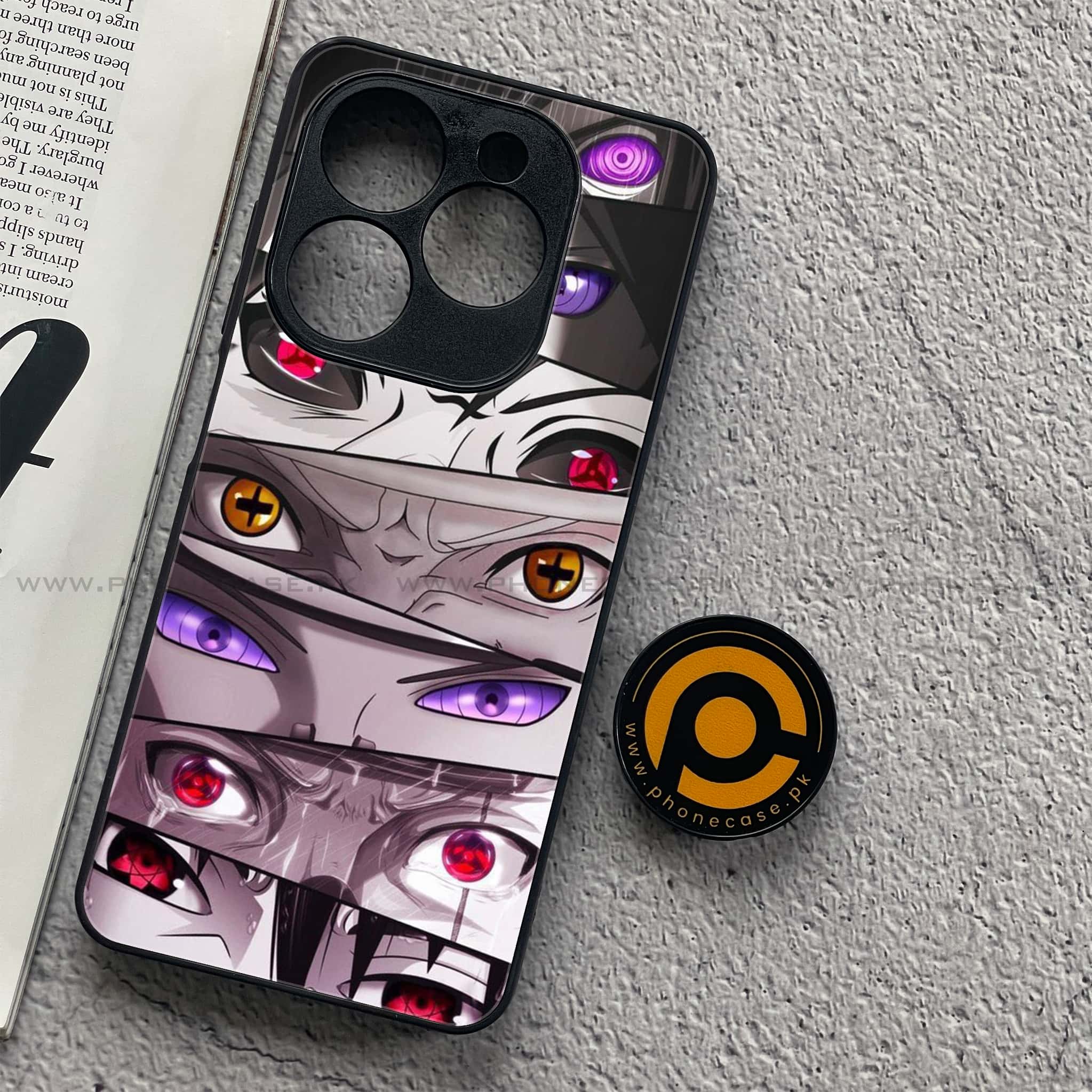 Tecno Spark 20C - Anime 2.0 Series - Premium Printed Glass soft Bumper shock Proof Case