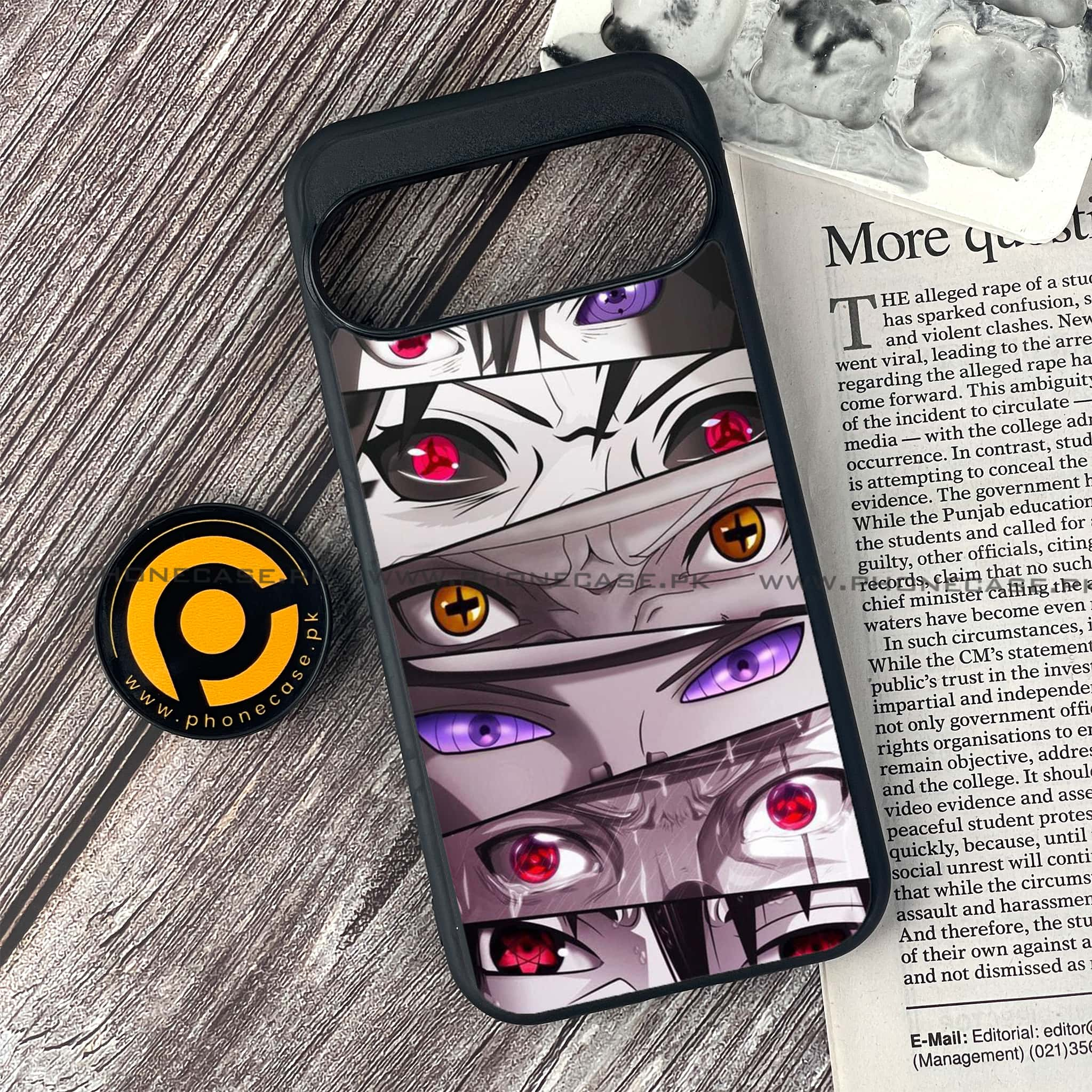 Google Pixel 9 Pro - Anime 2.0 Series - Premium Printed Glass soft Bumper shock Proof Case