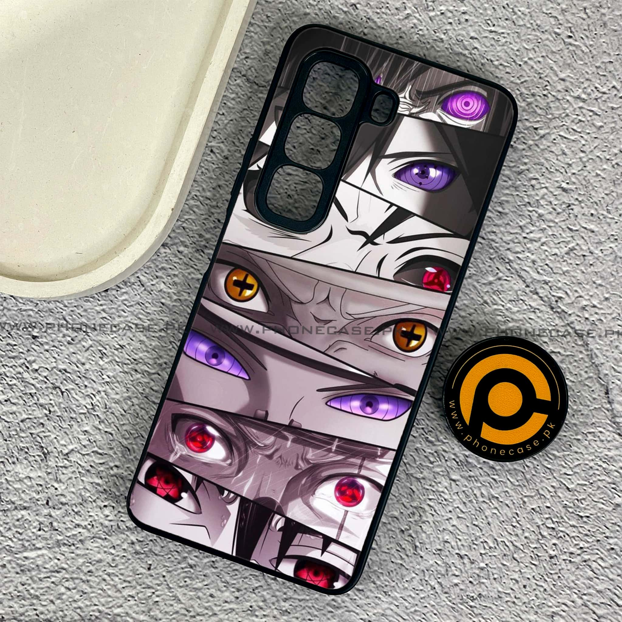 Infinix Hot 50 Pro - Anime 2.0 Series - Premium Printed Glass soft Bumper shock Proof Case