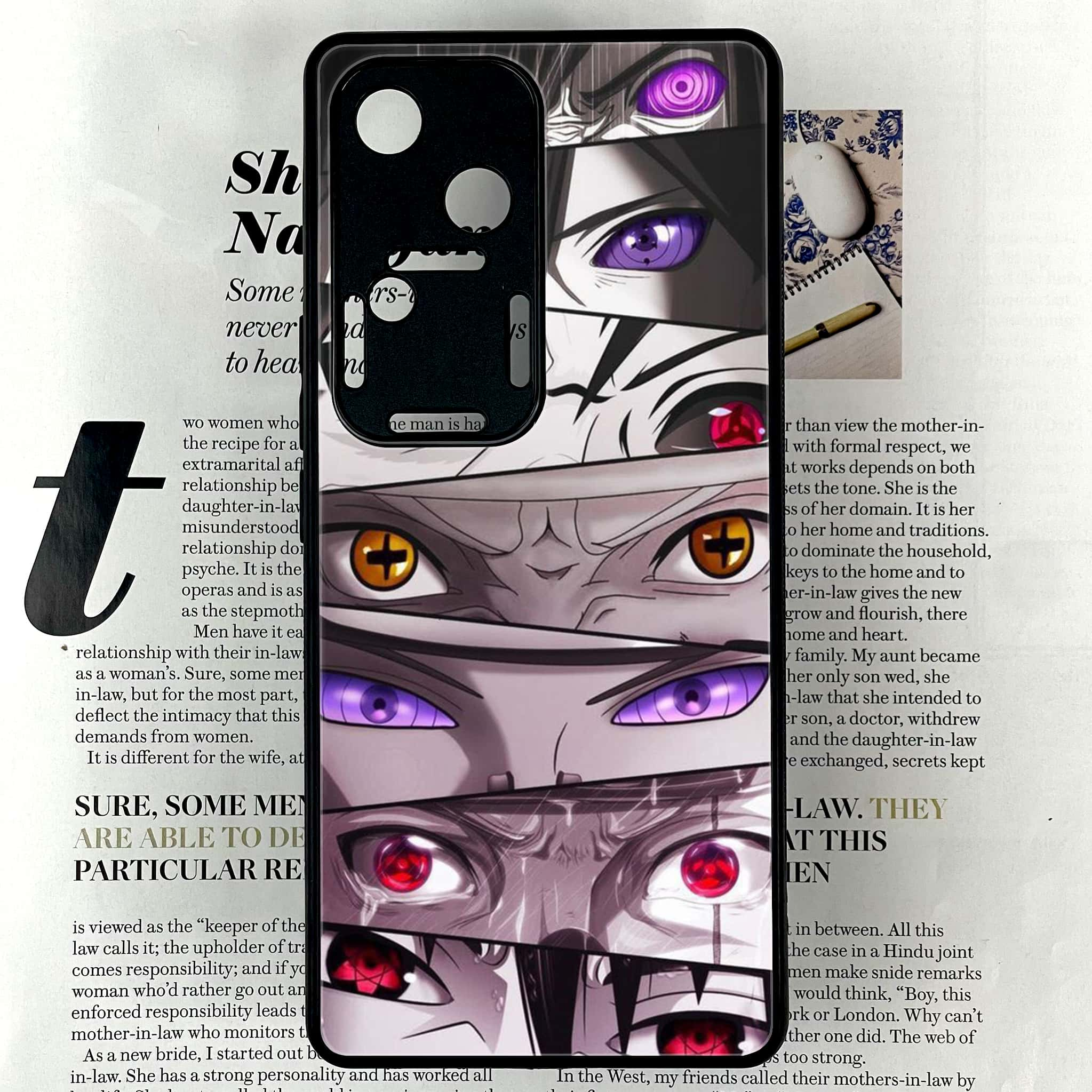 Vivo V30 - Anime 2.0 Series - Premium Printed Glass soft Bumper shock Proof Case