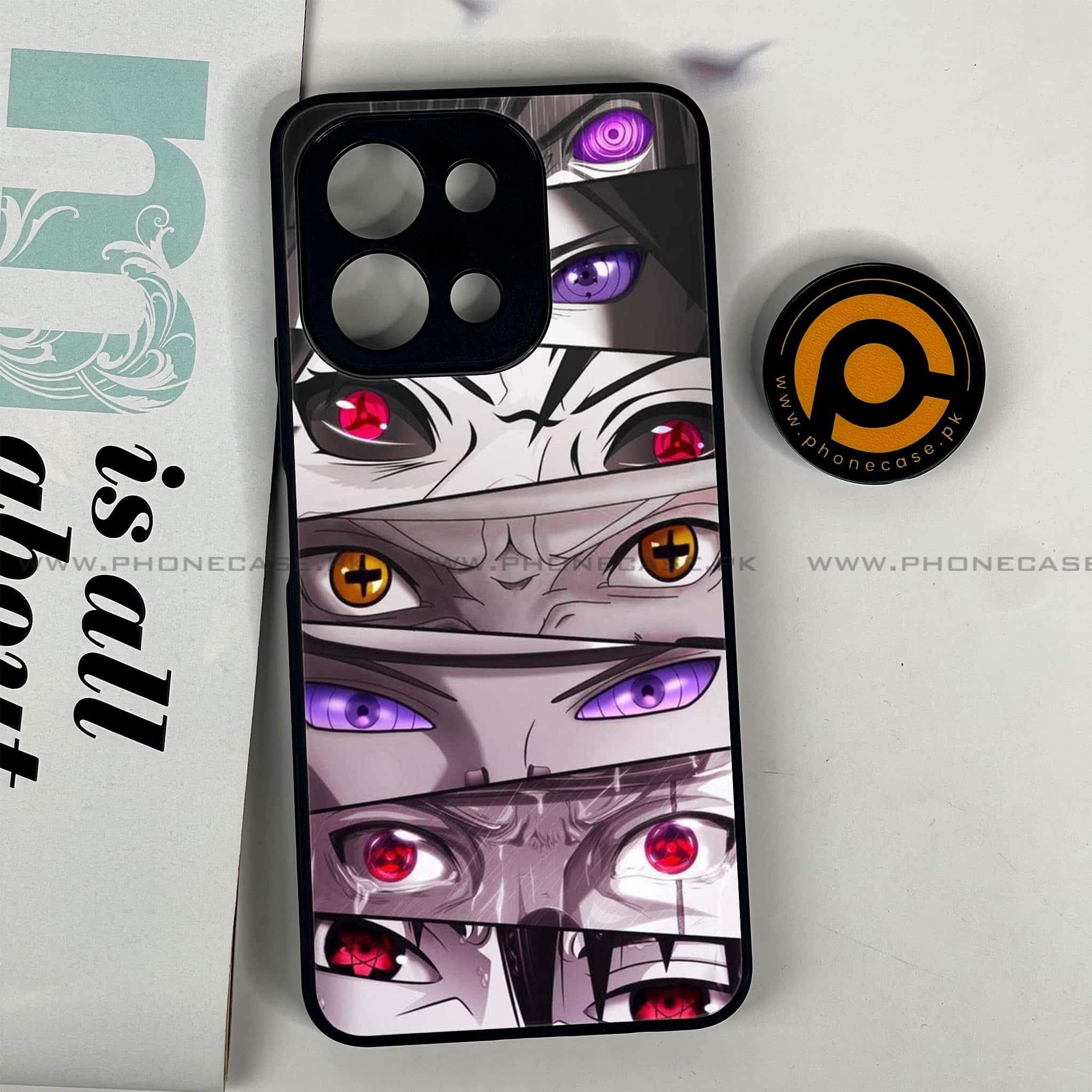 Vivo Y28 - Anime 2.0 Series - Premium Printed Glass soft Bumper shock Proof Case