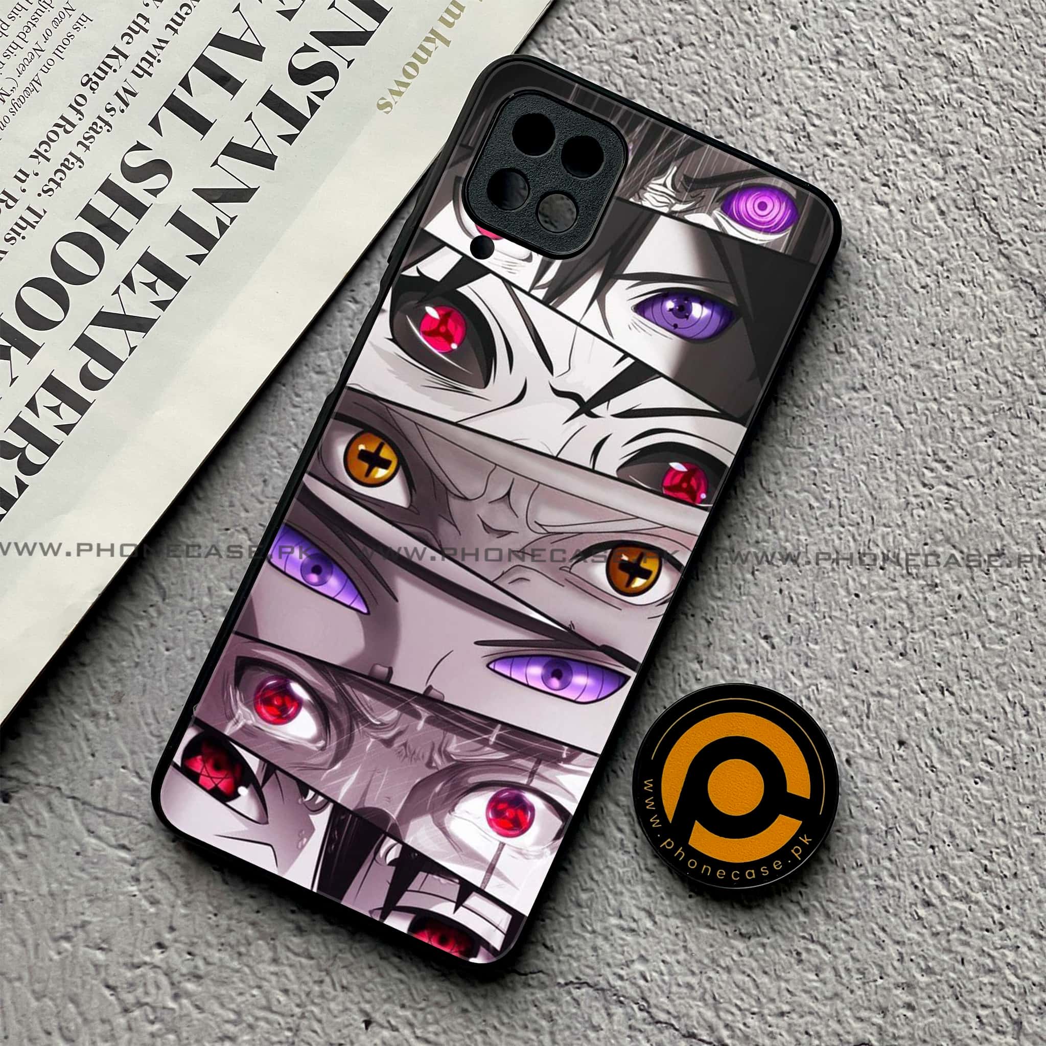 Samsung Galaxy A12 / A12 Nacho - Anime 2.0 Series - Premium Printed Glass soft Bumper shock Proof Case