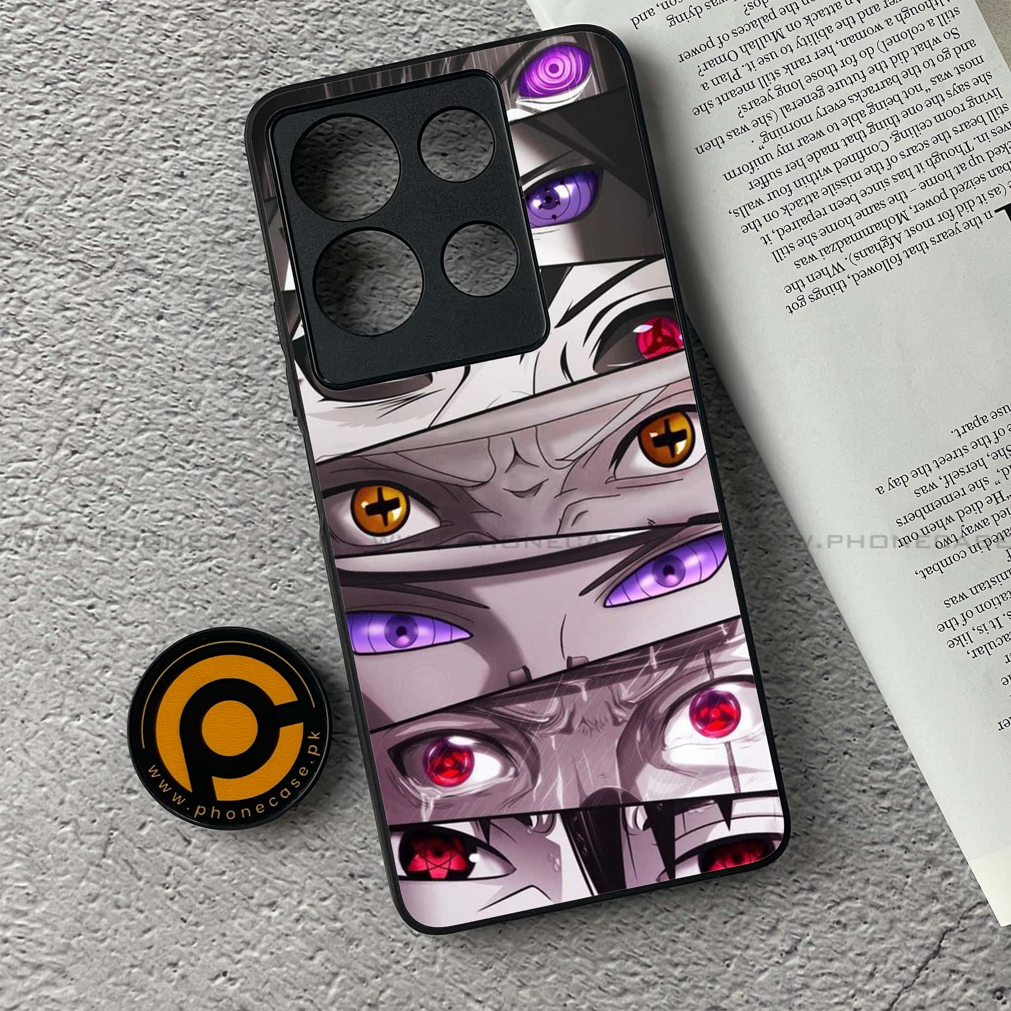Infinix Note 30 - Anime 2.0 Series - Premium Printed Glass soft Bumper shock Proof Case