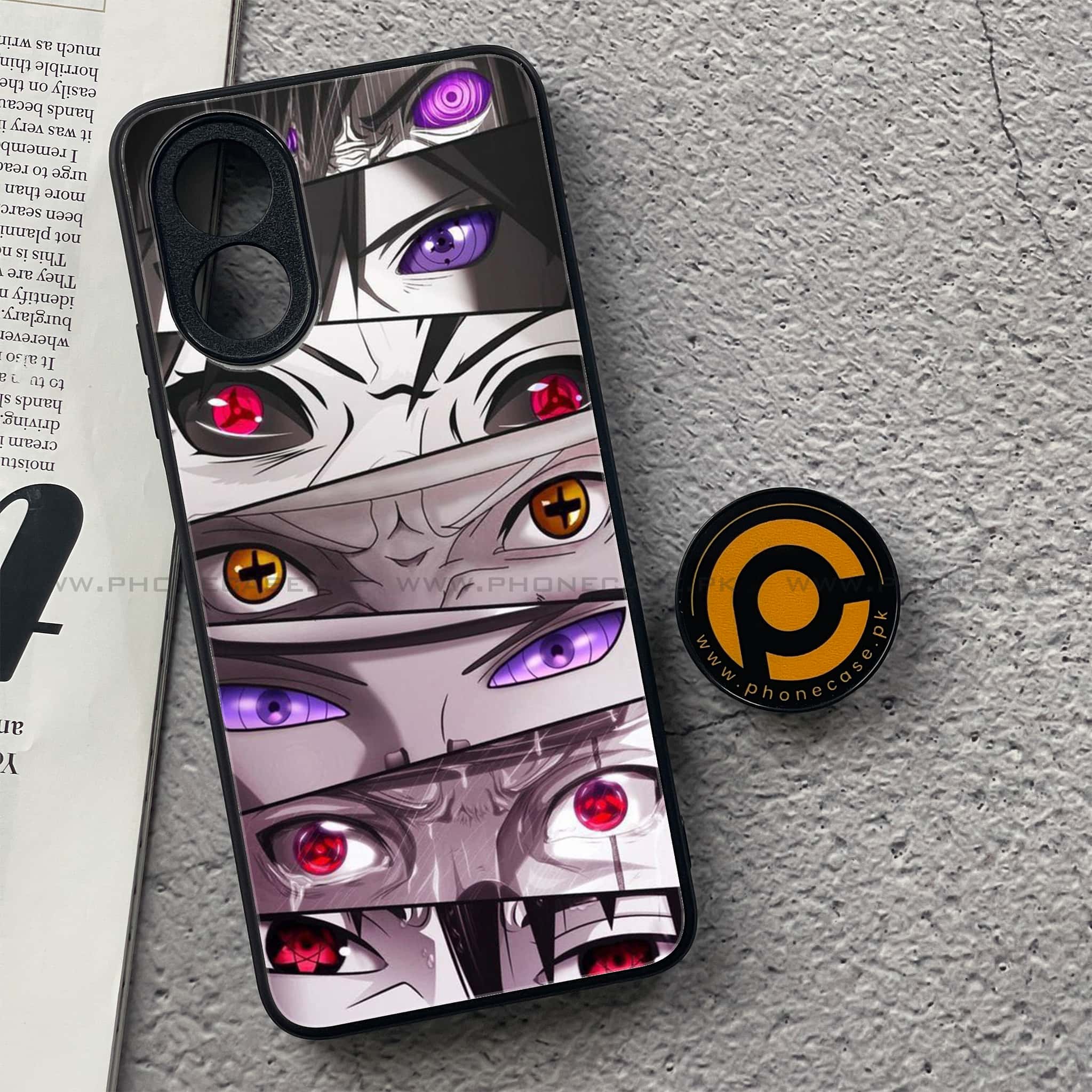 Oppo A18 4G - Anime 2.0 Series - Premium Printed Glass soft Bumper shock Proof Case