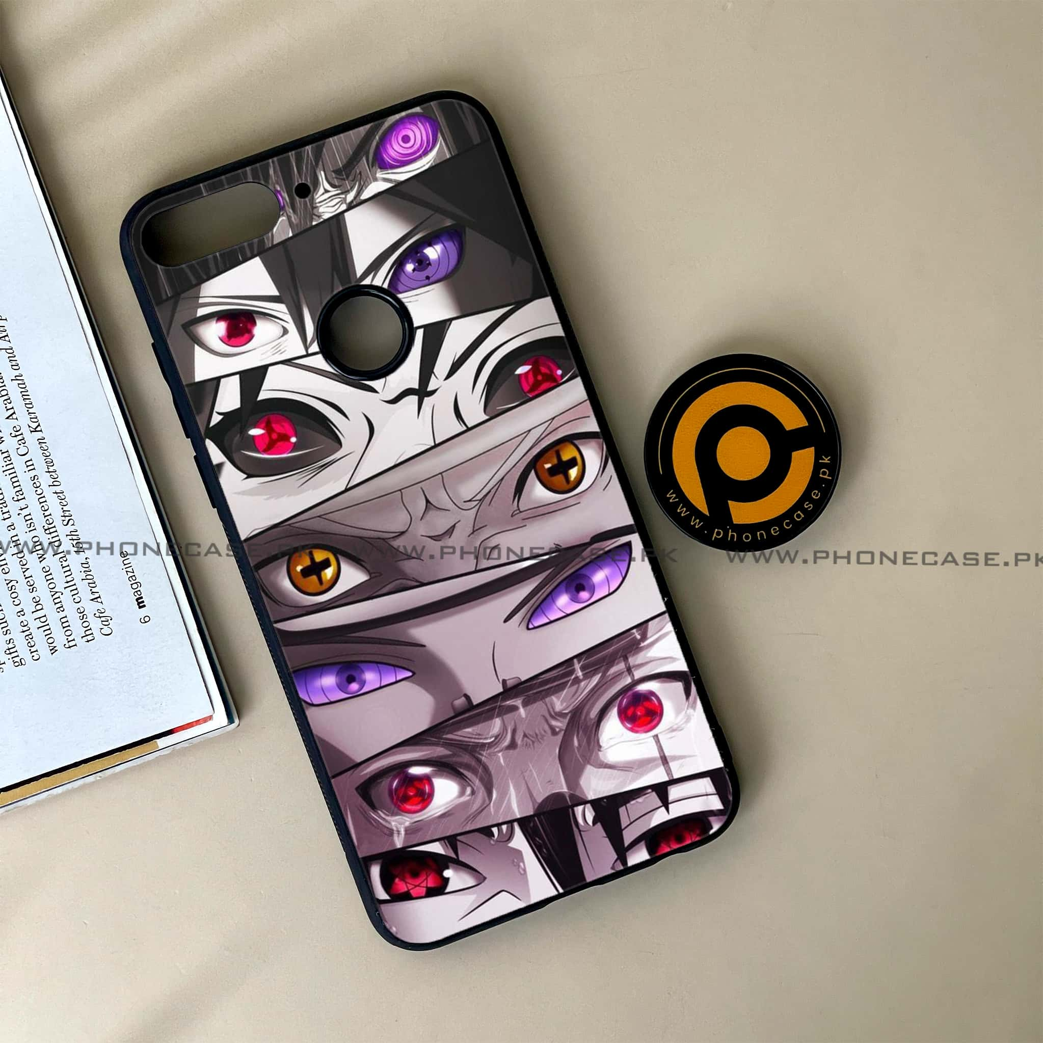 Huawei Y7 Prime (2018) - Anime 2.0 Series - Premium Printed Glass soft Bumper shock Proof Case