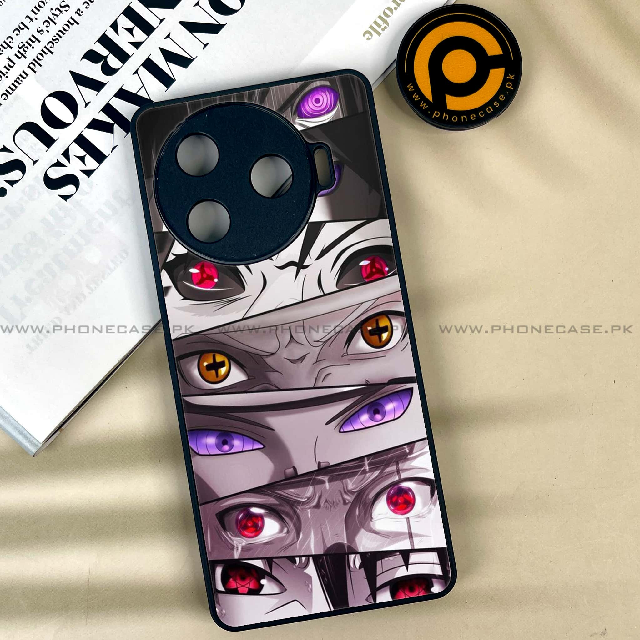 Tecno Camon 30 Pro - Anime 2.0 Series - Premium Printed Glass soft Bumper shock Proof Case