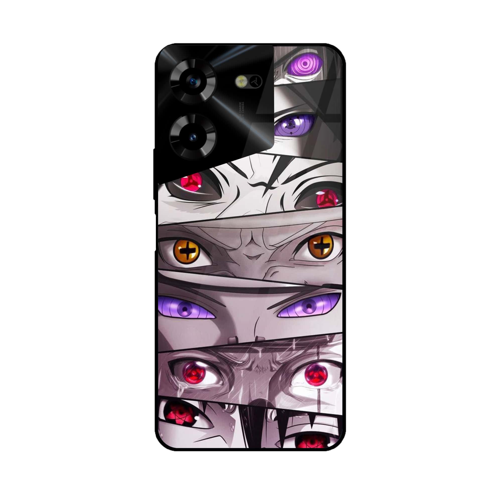 Tecno Pova 5 Pro - Anime 2.0 Series - Premium Printed Glass soft Bumper shock Proof Case