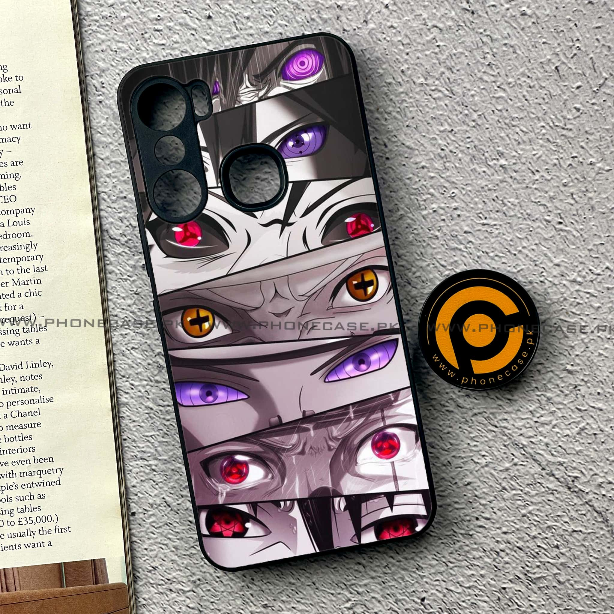 Infinix Hot 12 Pro - Anime 2.0 Series - Premium Printed Glass soft Bumper shock Proof Case