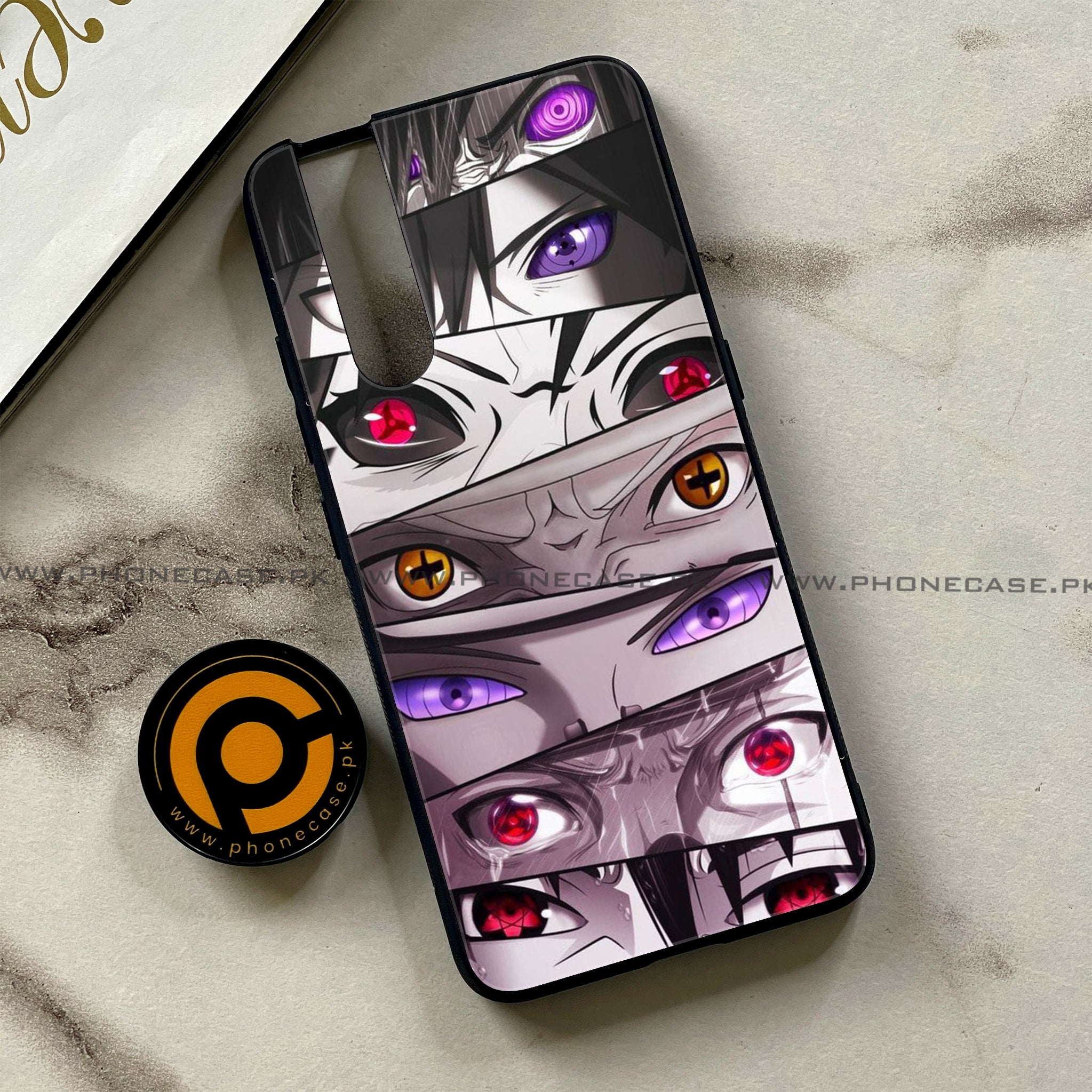 Vivo V15 Pro - Anime 2.0 Series - Premium Printed Glass soft Bumper shock Proof Case