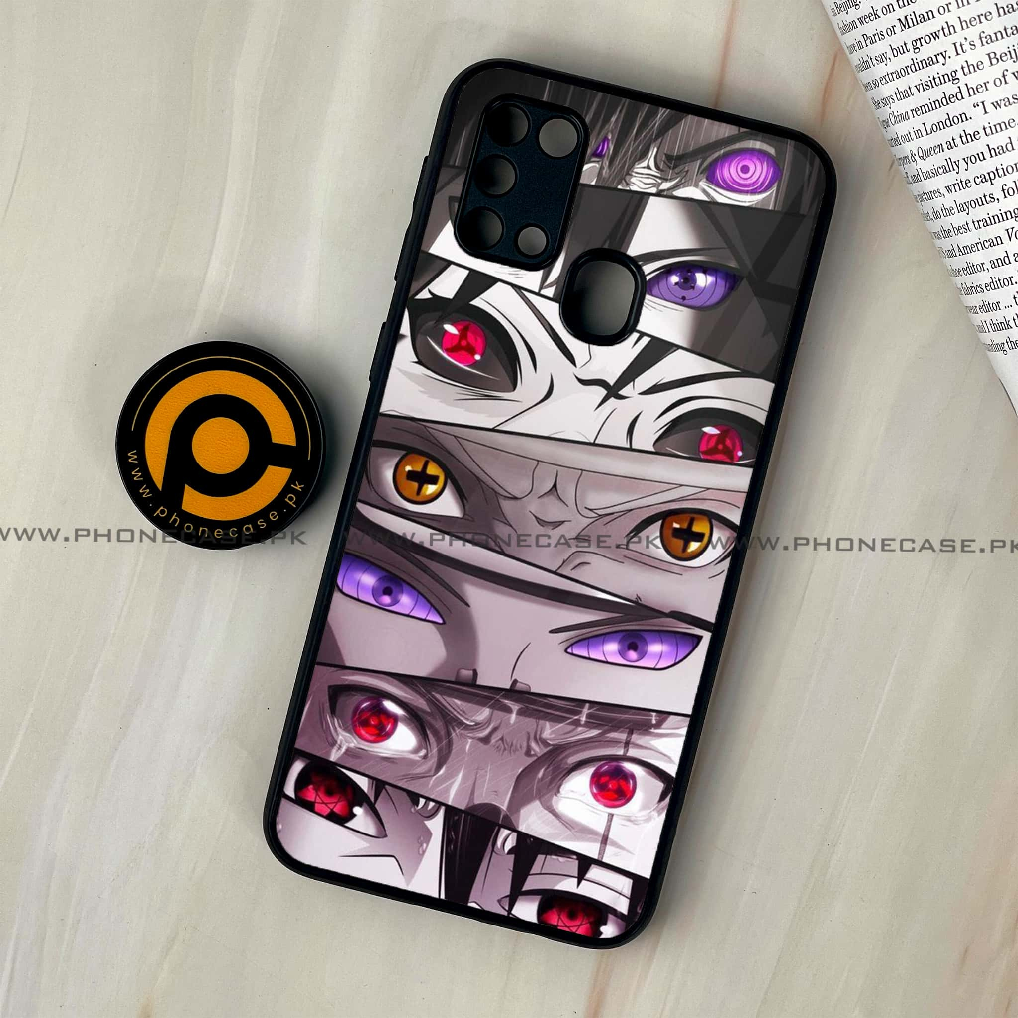 Galaxy M31 - Anime 2.0 Series - Premium Printed Glass soft Bumper shock Proof Case