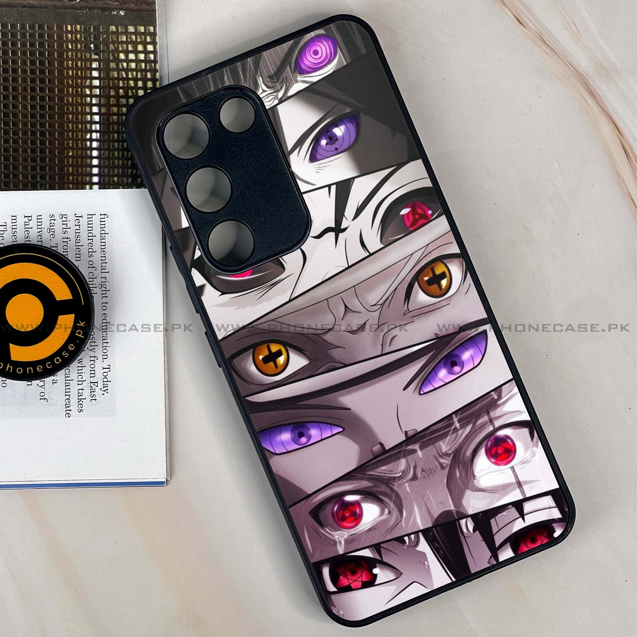 Vivo Y100 -  Anime 2.0 Series - Premium Printed Glass soft Bumper shock Proof Case