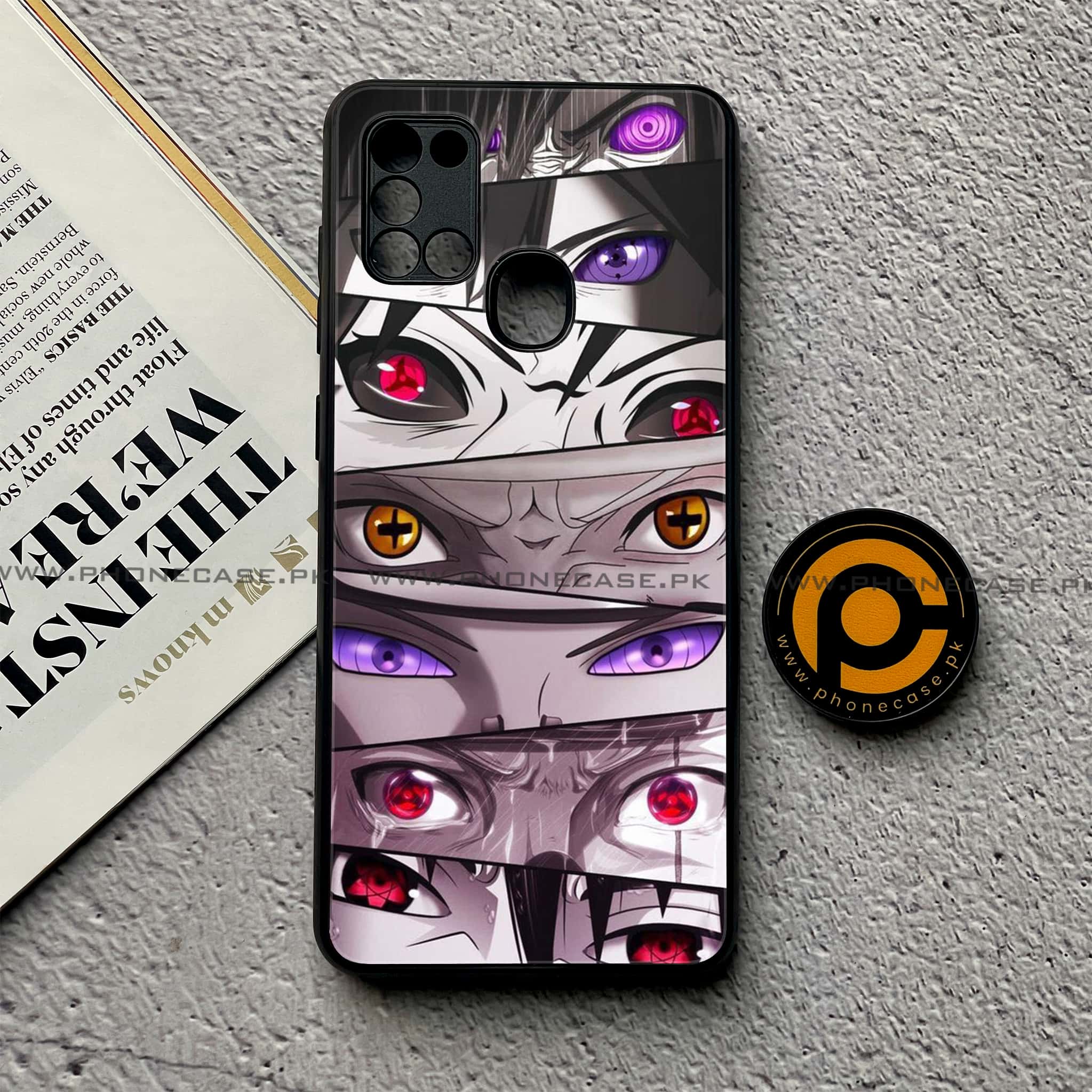 Samsung Galaxy A21s - Anime 2.0 Series - Premium Printed Glass soft Bumper shock Proof Case