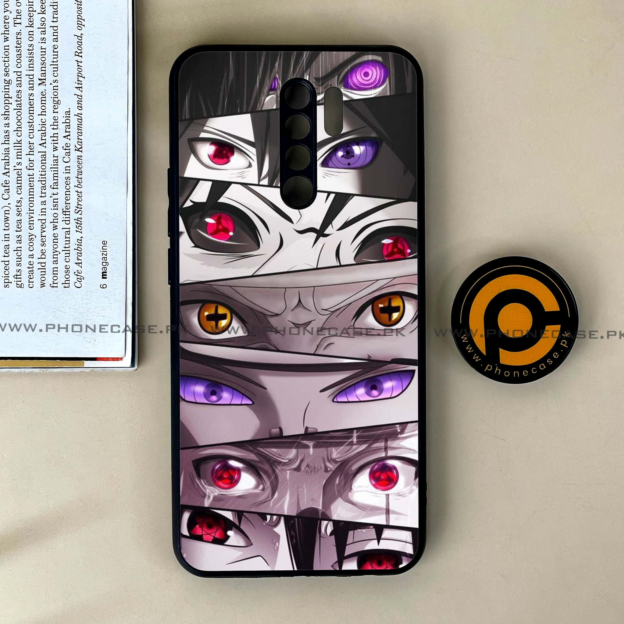 Xiaomi Redmi 9 - Anime 2.0 Series - Premium Printed Glass soft Bumper shock Proof Case