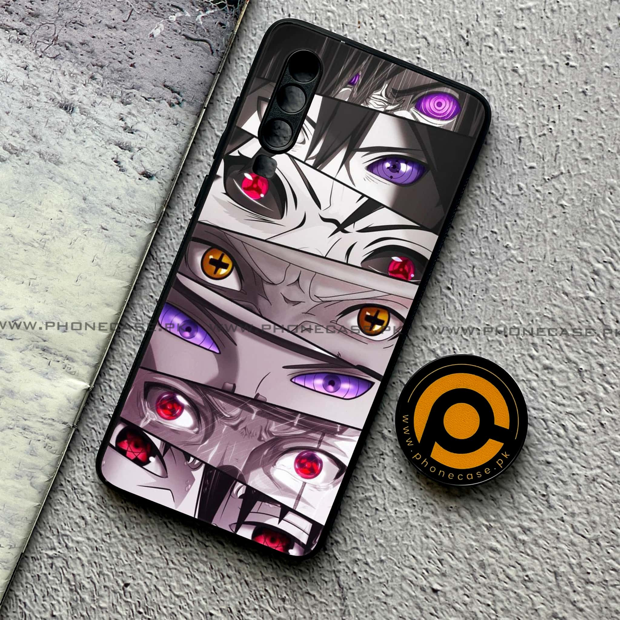 Huawei P30 - Anime 2.0 Series - Premium Printed Glass soft Bumper shock Proof Case