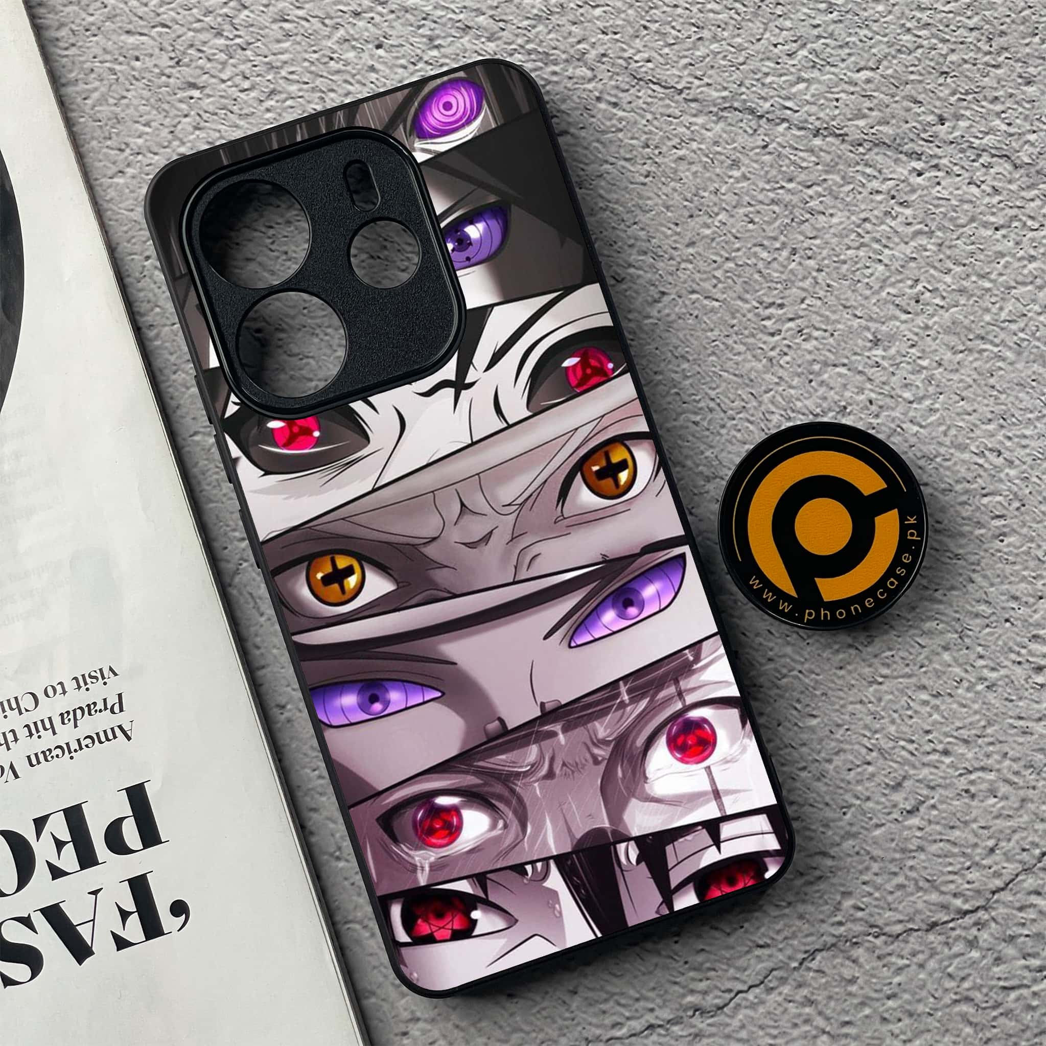 Xiaomi Redmi Note 14 - Anime 2.0 Series - Premium Printed Glass soft Bumper shock Proof Case
