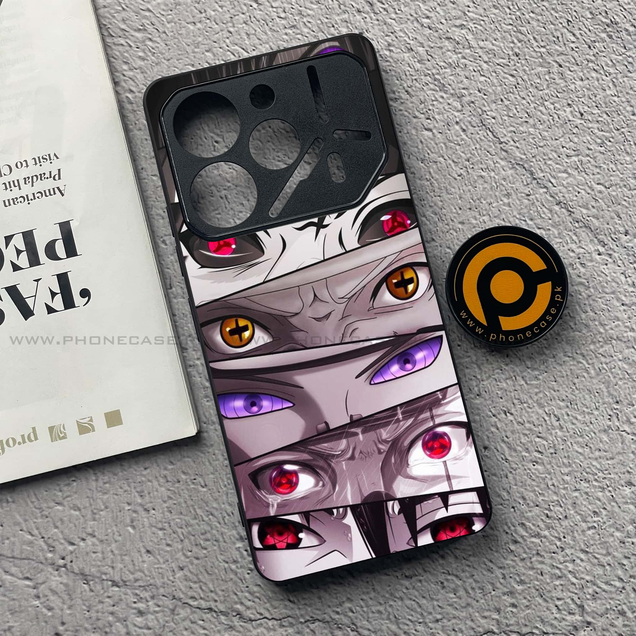 Tecno Pova 6 Pro - Anime 2.0 Series - Premium Printed Glass soft Bumper shock Proof Case