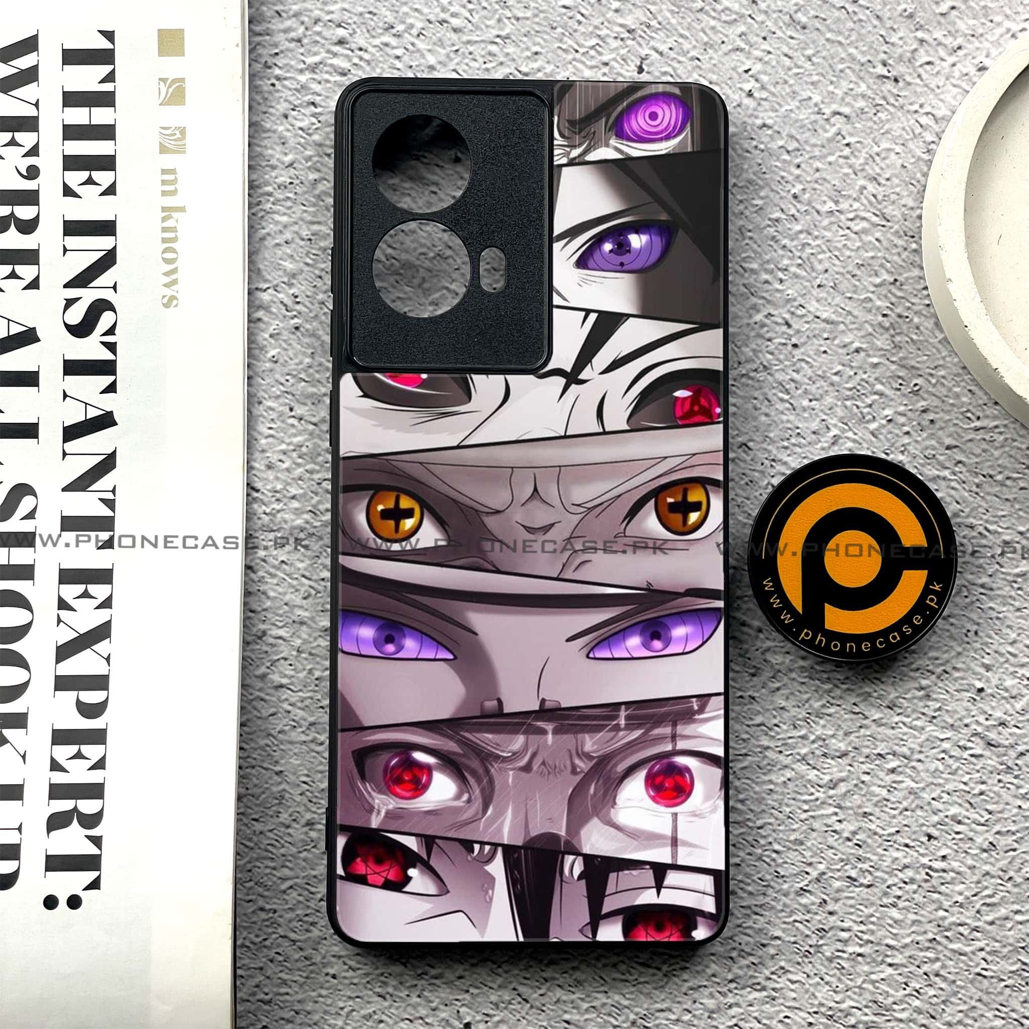 Moto G85 - Anime 2.0 Series - Premium Printed Glass soft Bumper shock Proof Case