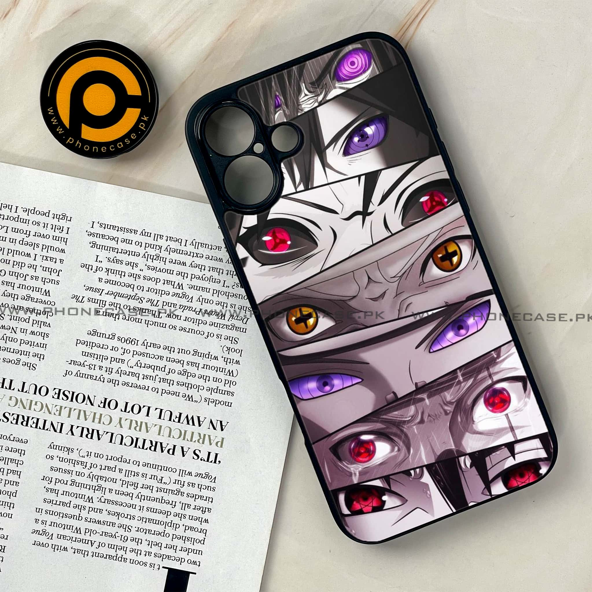 iPhone 16 Plus - Anime 2.0 Series - Premium Printed Glass soft Bumper shock Proof Case