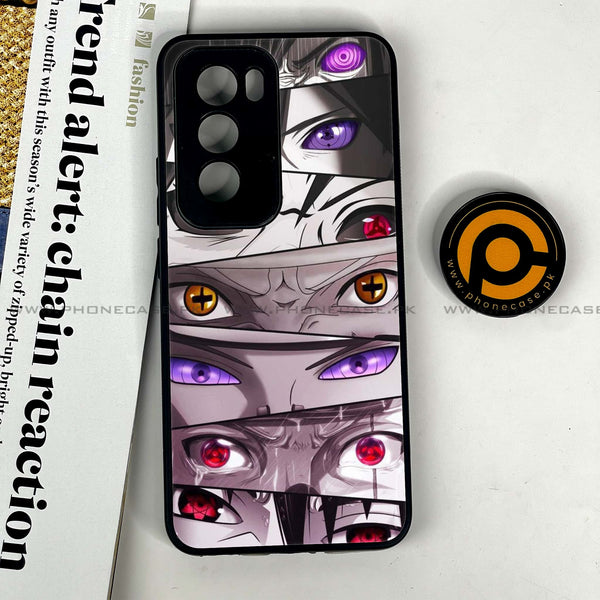 Oppo Reno 12 5G - Anime 2.0 Design 9 - Premium Printed Glass soft Bumper shock Proof Case  CS-25223