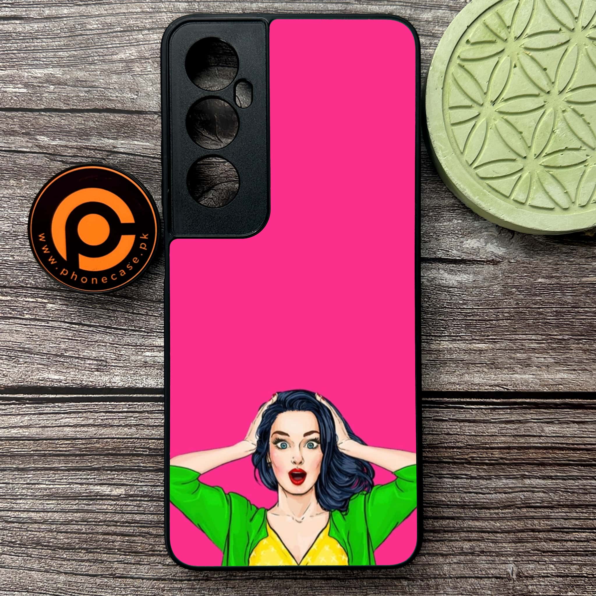 Realme C65  - Anime Girls Series - Premium Metal Printed soft Bumper shock Proof Case
