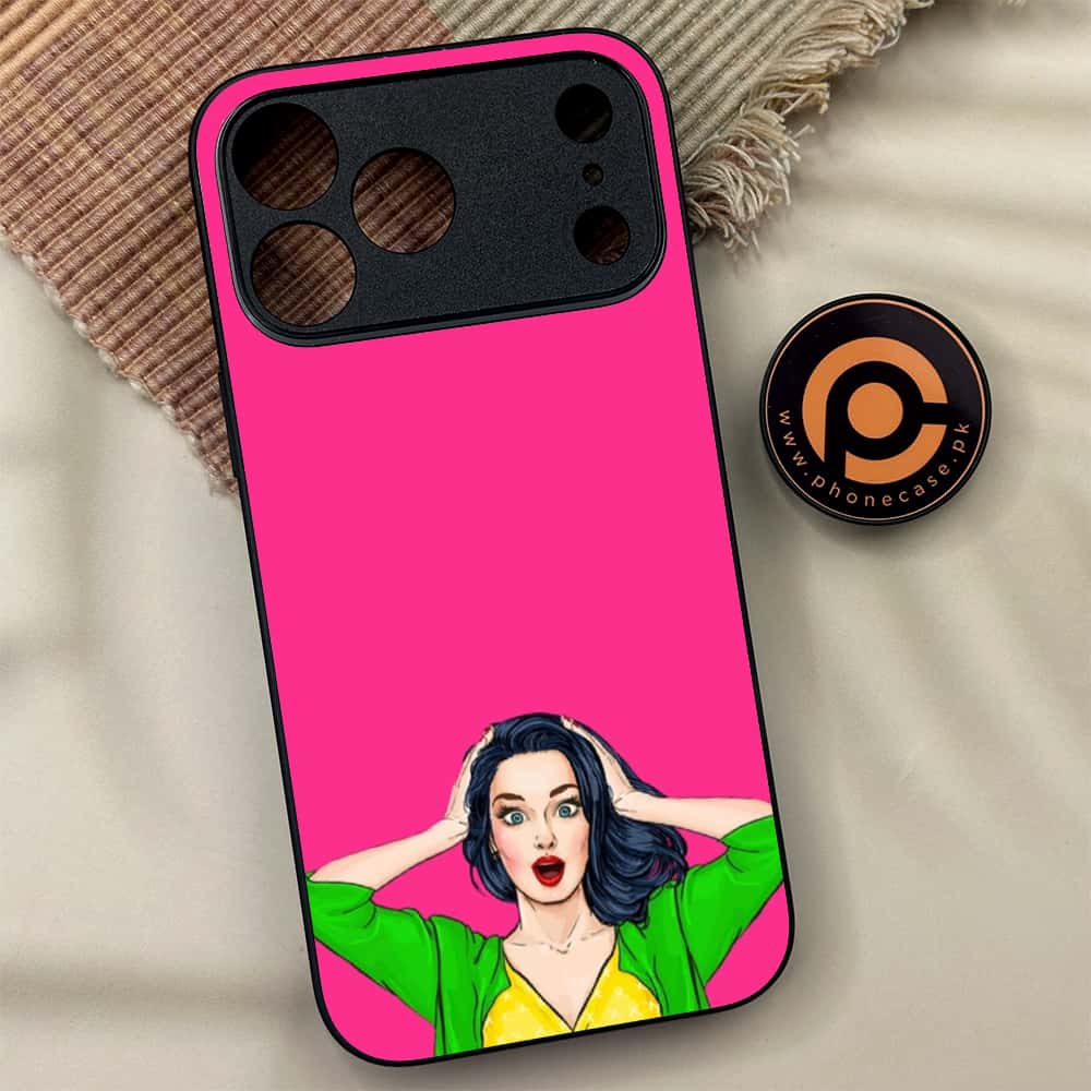 iPhone 17 Pro Max - Anime Girls Series - Premium Metal Printed soft Bumper shock Proof Case